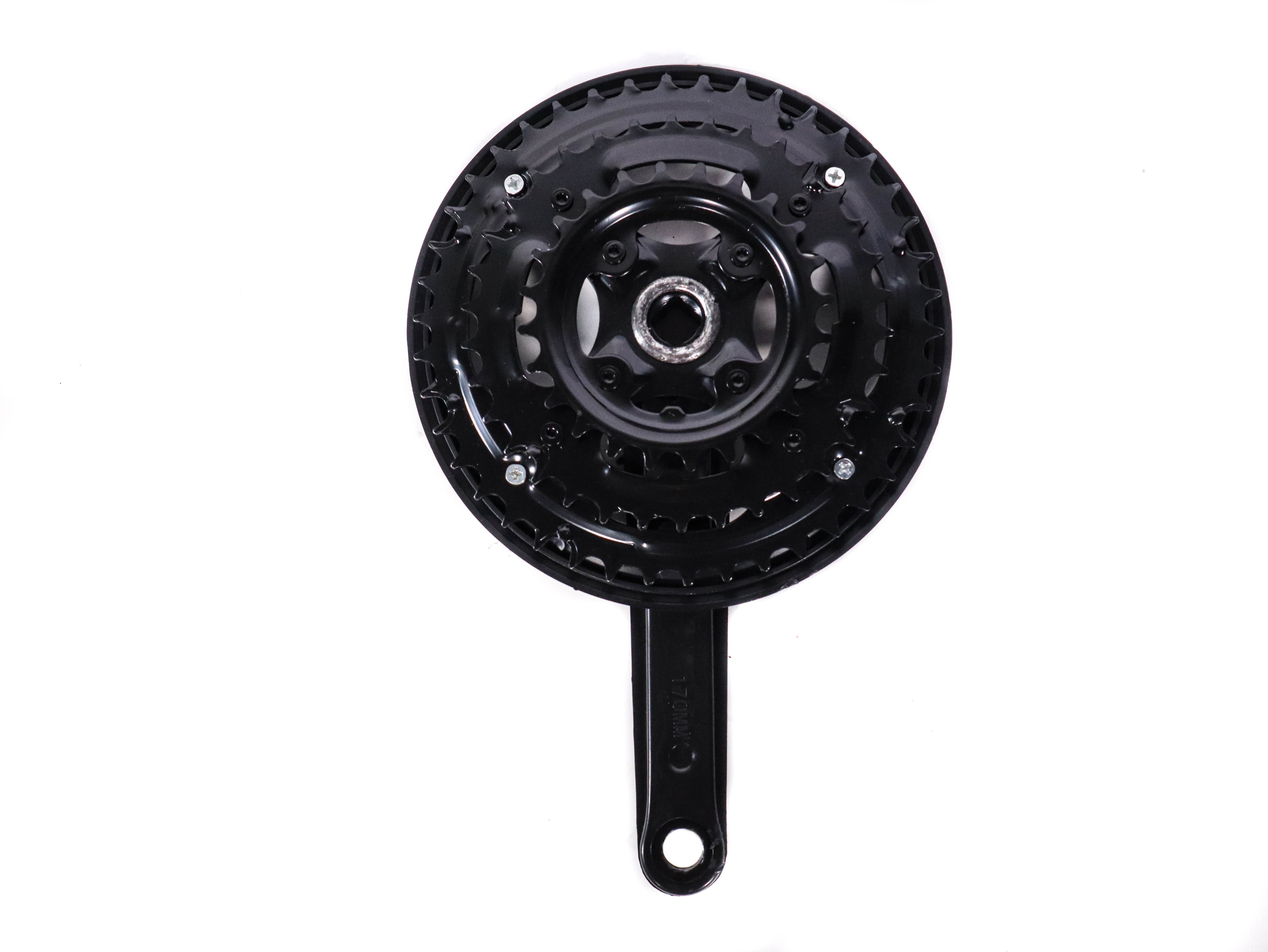 Foi Pedalier MTB cu 3 Viteze Negre Mici