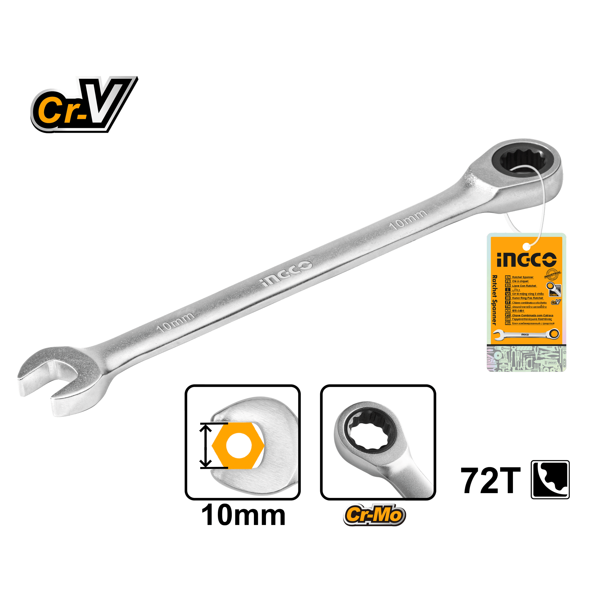 Cheie Combinata cu Clichet 17mm