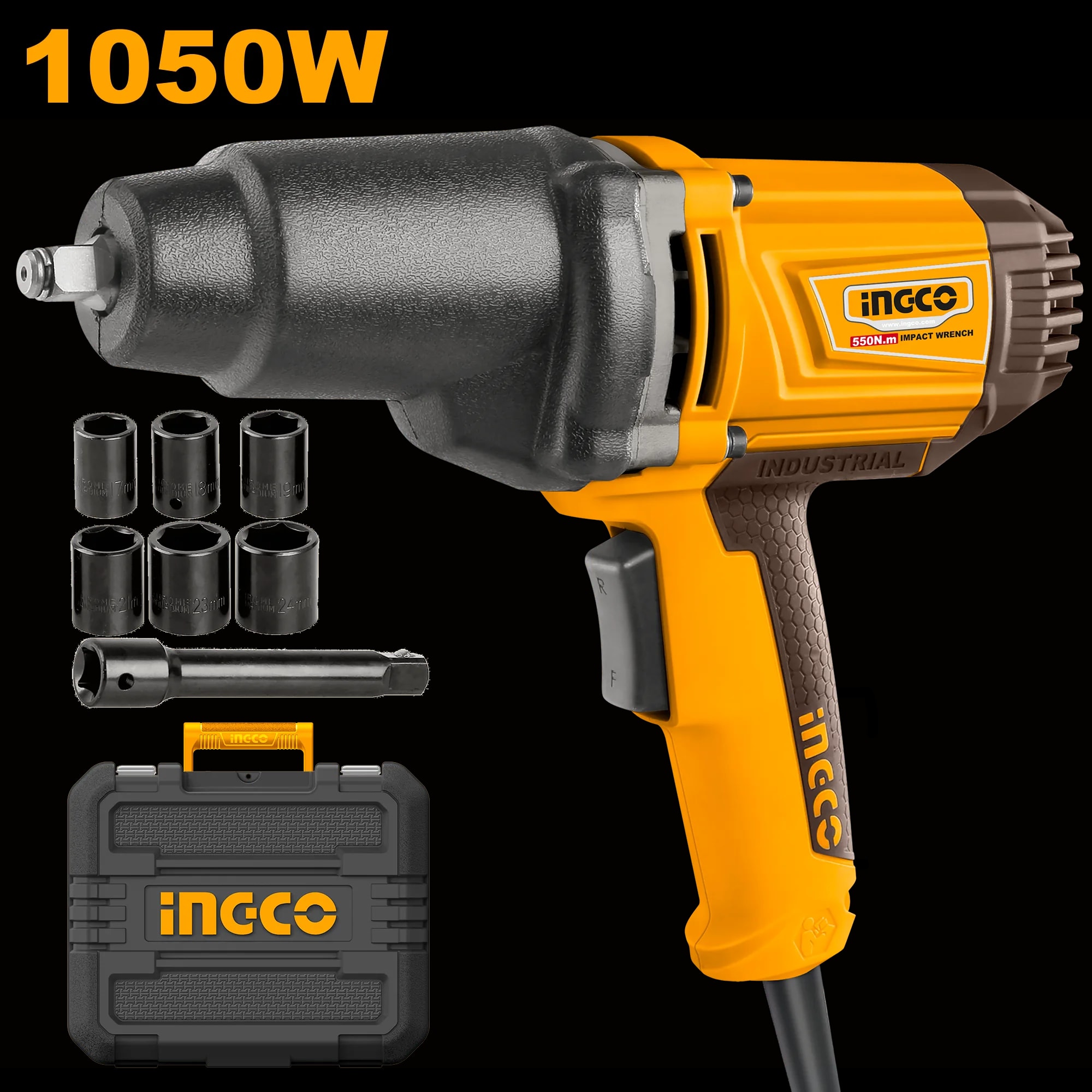Pistol 1050W 1/2 Impact 520nm + Tubulare