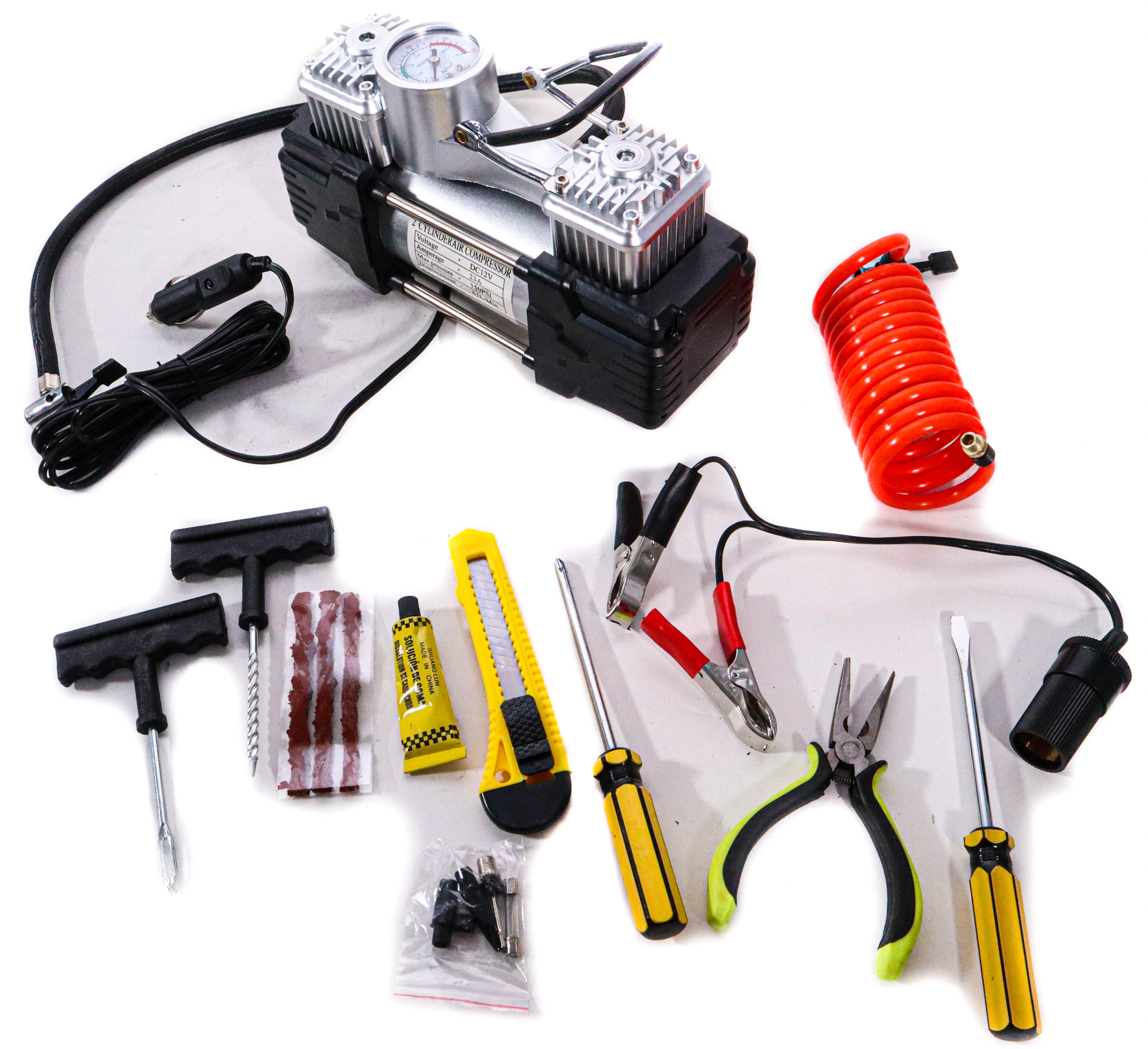 Compresor cu 2 Cilindri + Kit Pana