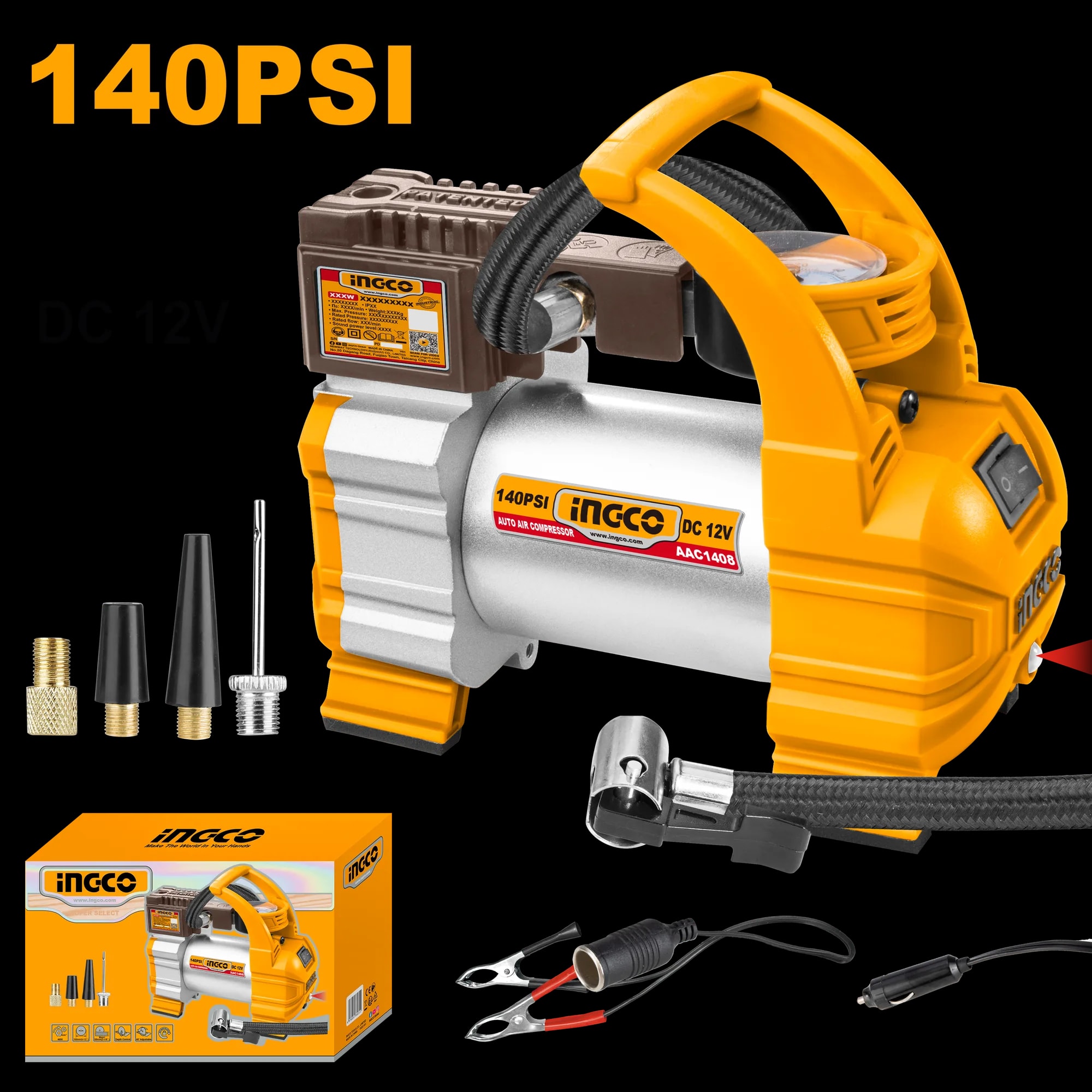 Compresor Auto 12V cu 1 Cilindru