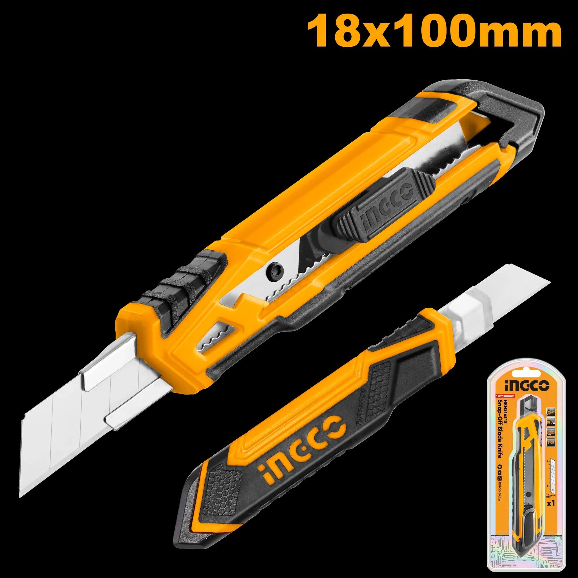 Cutter Plastic cu Maner Cauciuc
