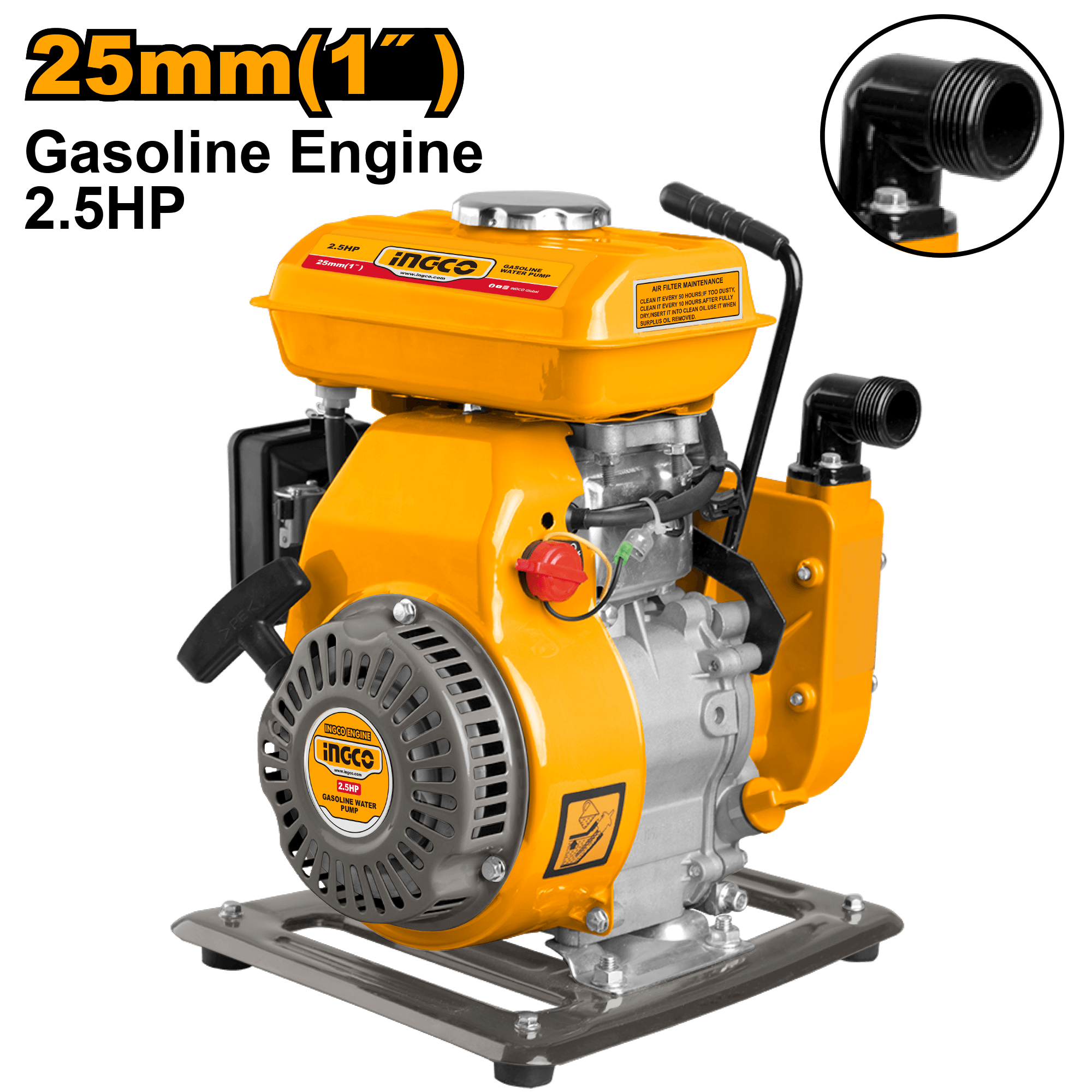 Motopompa 1"  2,5HP