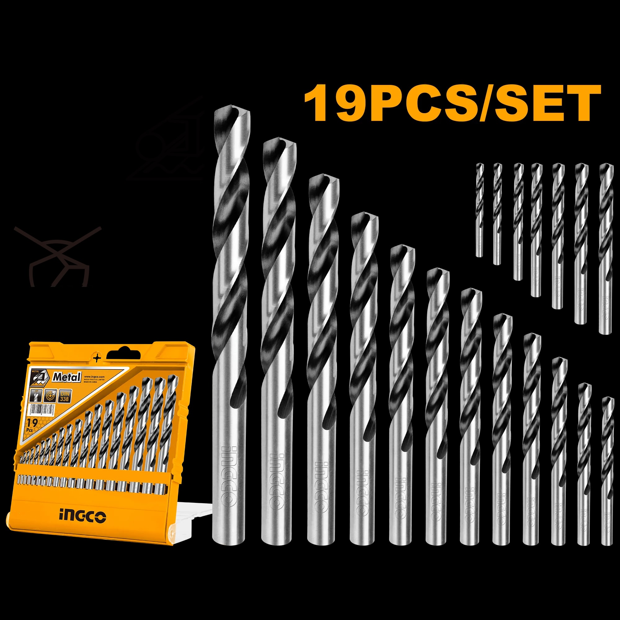 Burghie Metal HSS Set 19buc