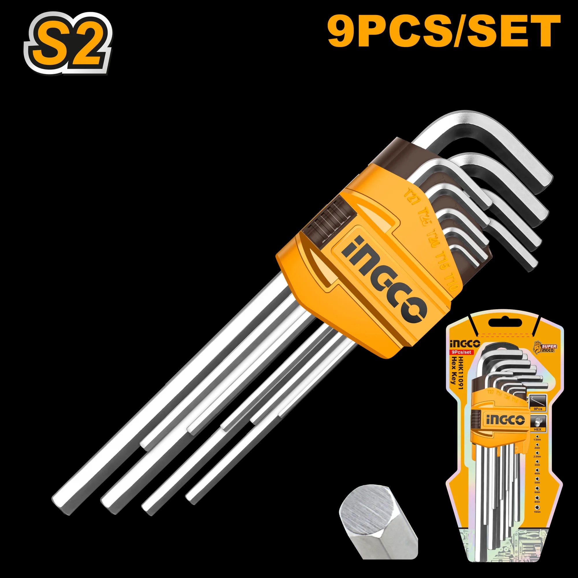 Set Imbus 1.5-10mm Extra Lung 9buc