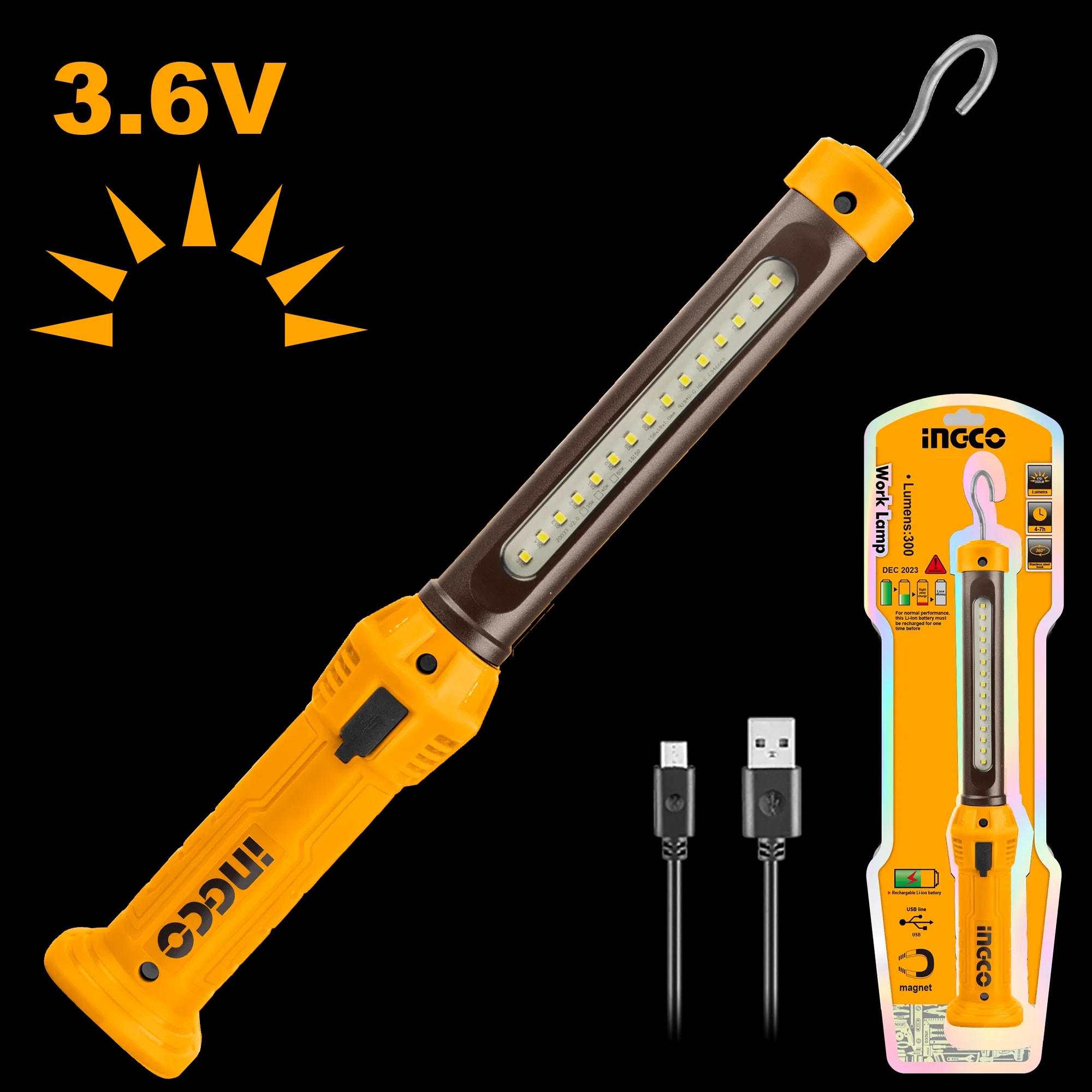 Lanterna Auto cu USB
