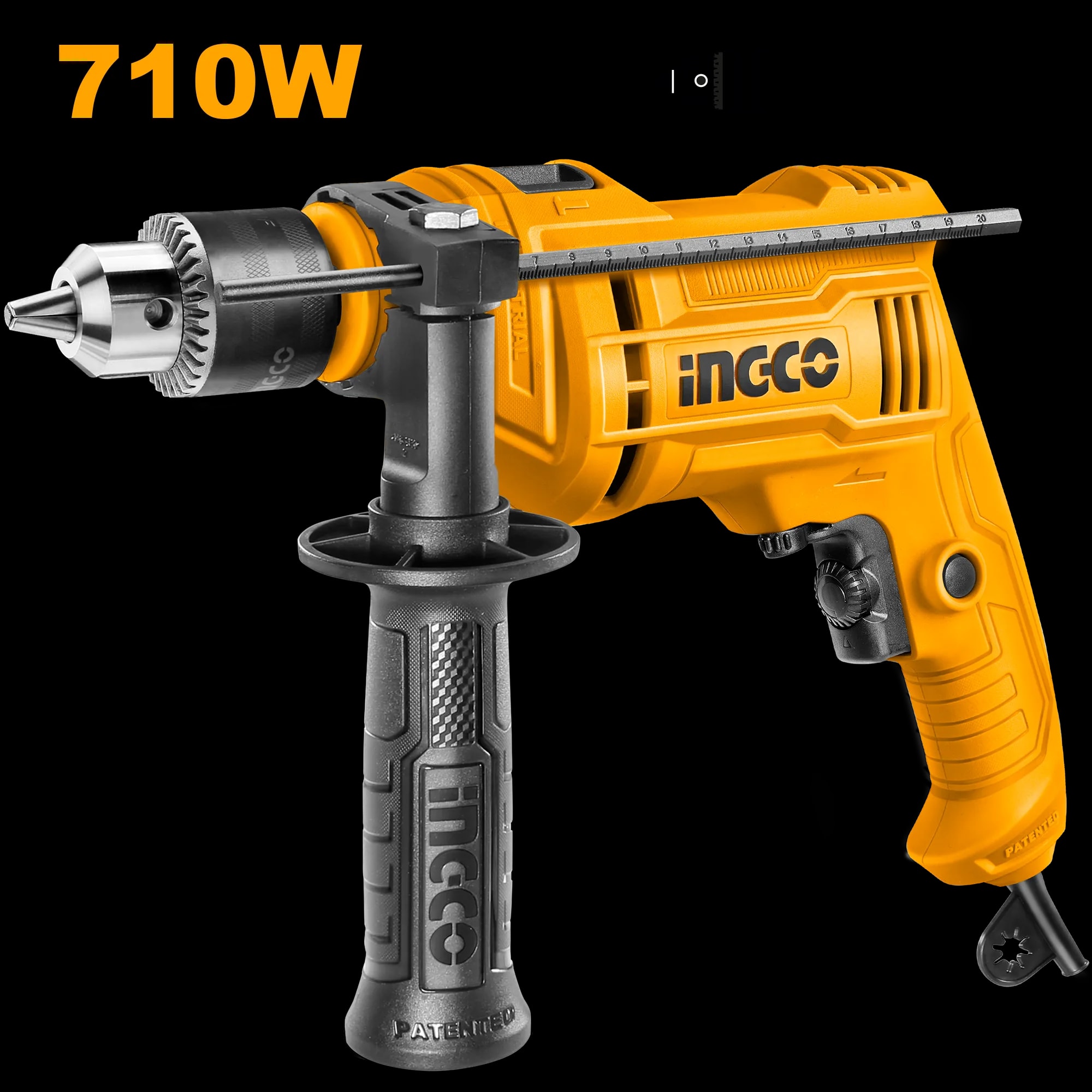Bormasina 710W cu Impact Mandrina cu Cheie