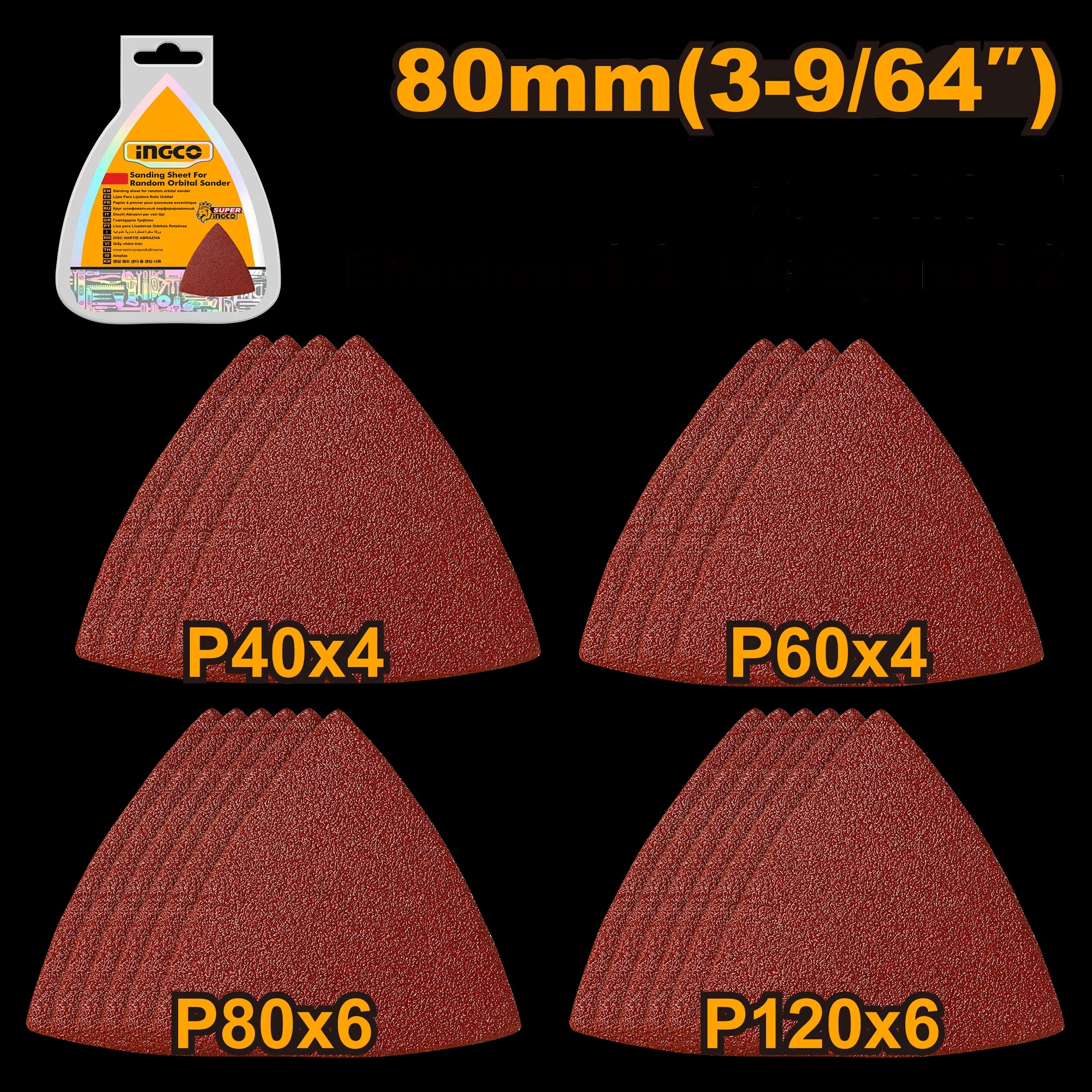 Smirghel pentru Unealta Multifunctionala Set 20buc