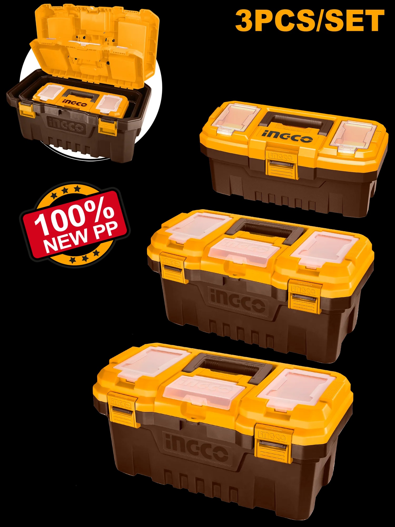 Cutii Depozitare Scule Set 3 buc