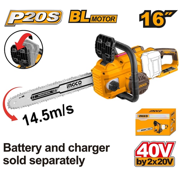 Motofierastrau 40V BL 16"