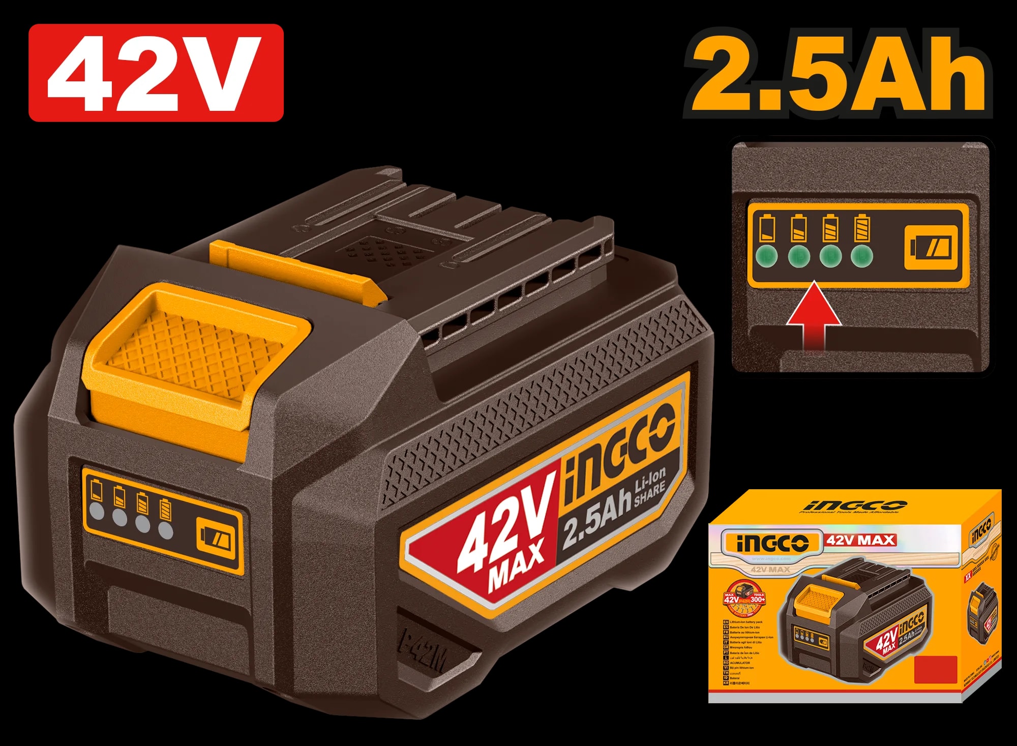 Baterie (Acumulator) 42V 2.5Ah