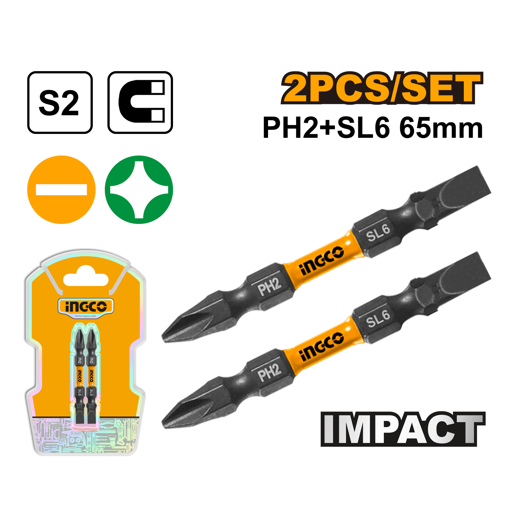 Set Biti PH2 + SL6 Combinat Impact 2buc (nou)