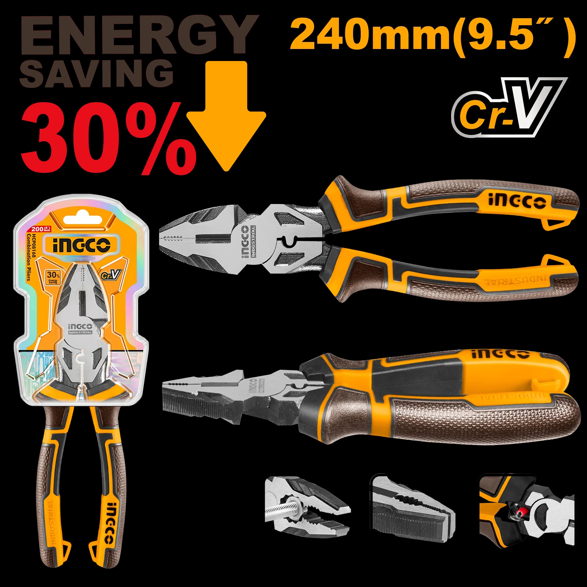Patent Drept cu Parghie 9.5''/240mm
