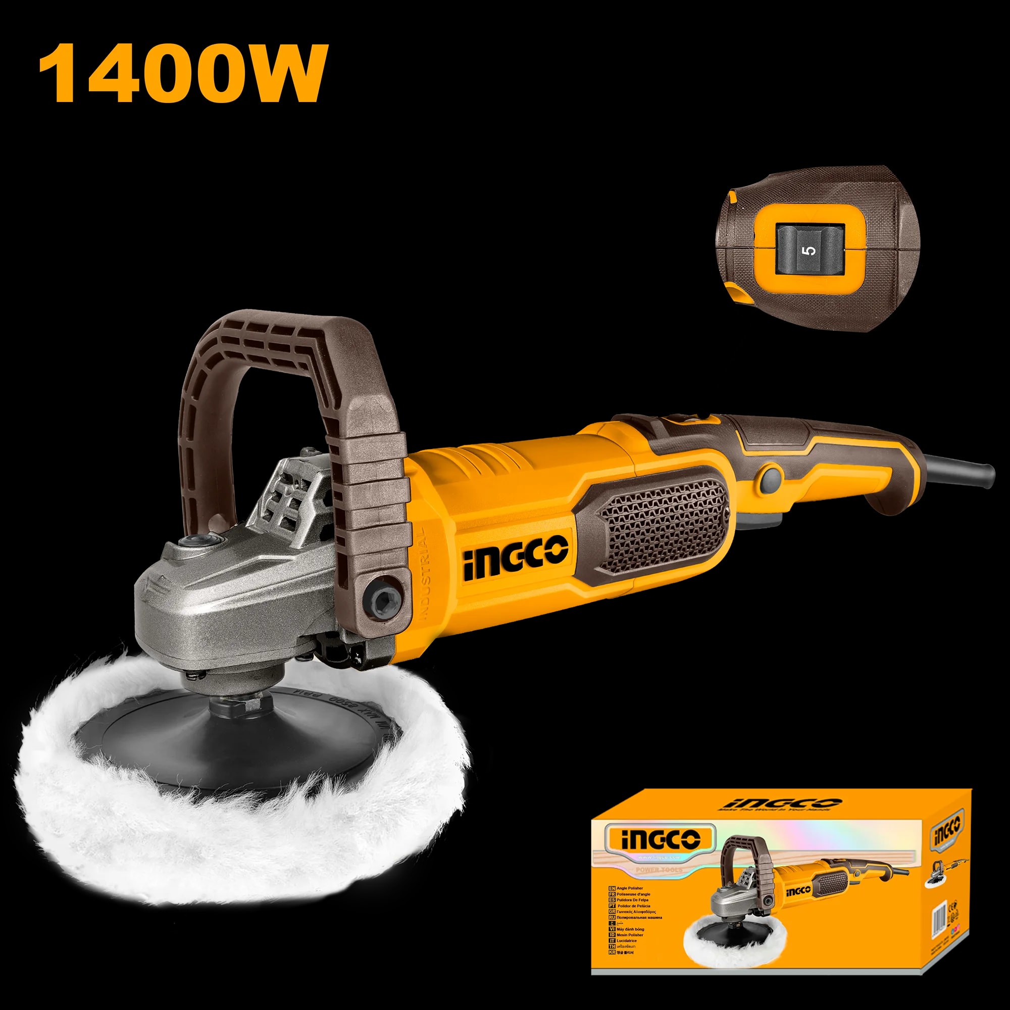 Masina de Polish Turatie Variabila 1400W 180mm