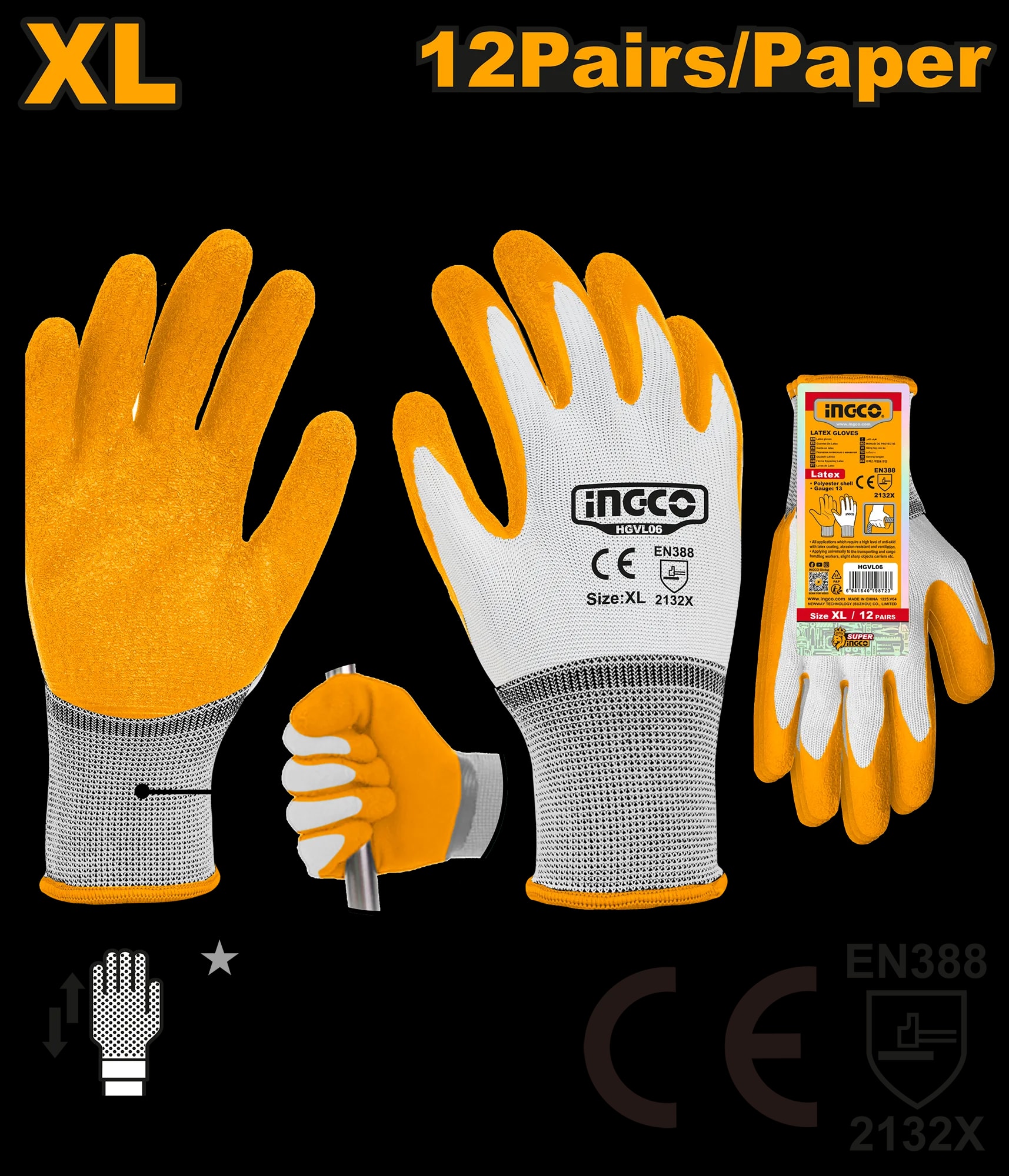 Manusi de Protectie Latex XL