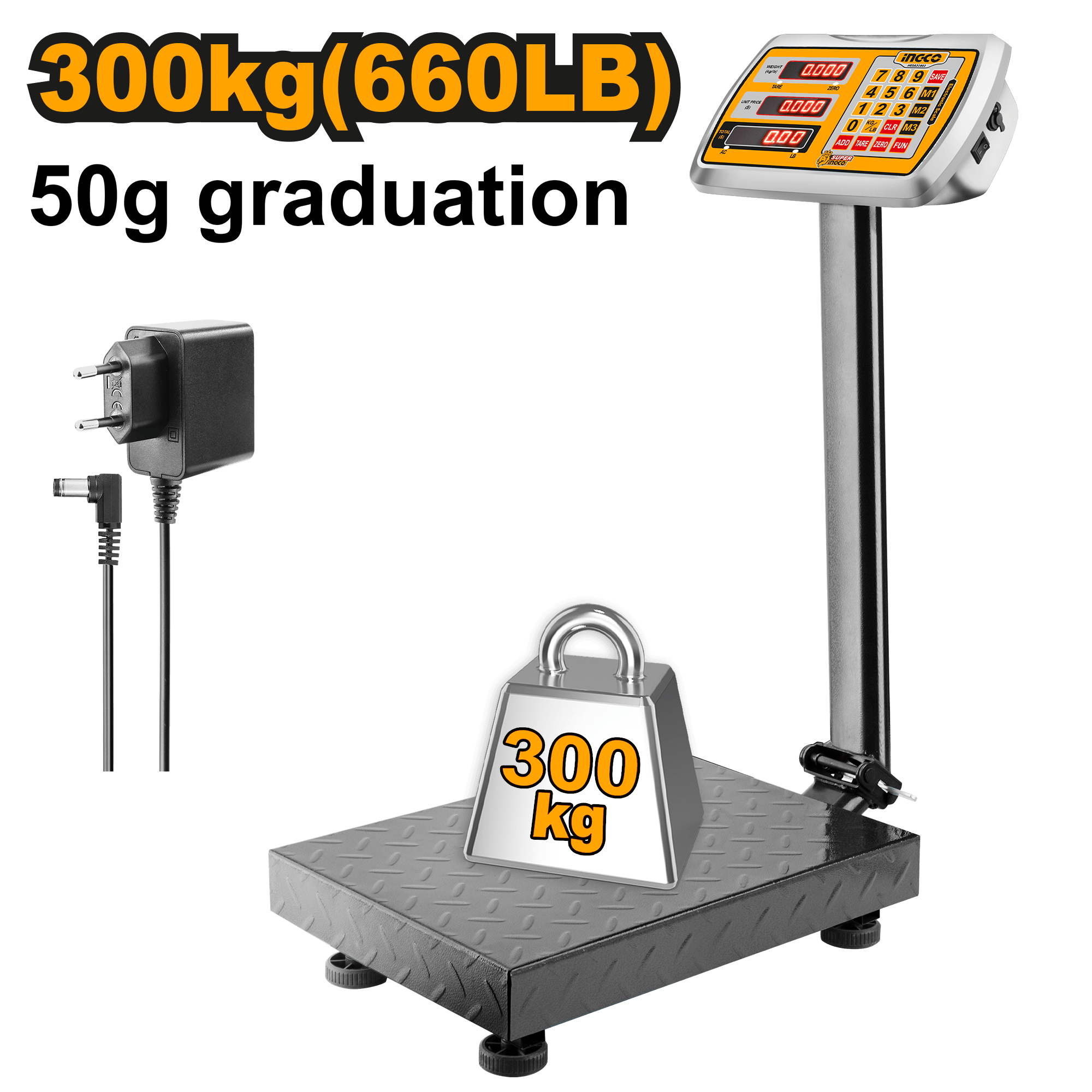 Cantar Electronic Ingco 300kg