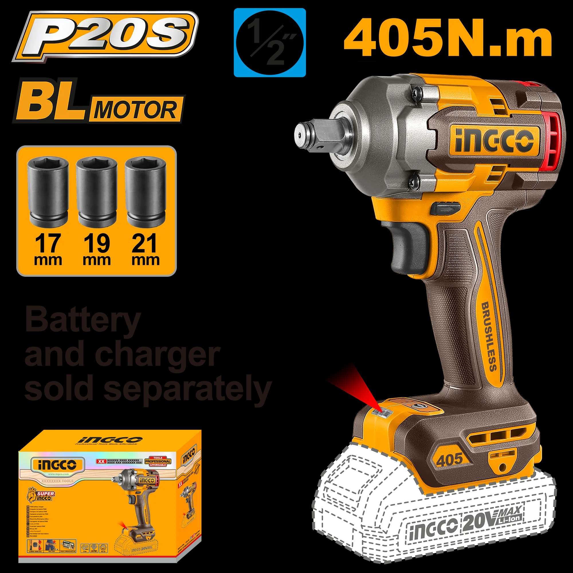 Filetanta 20V 405Nm
