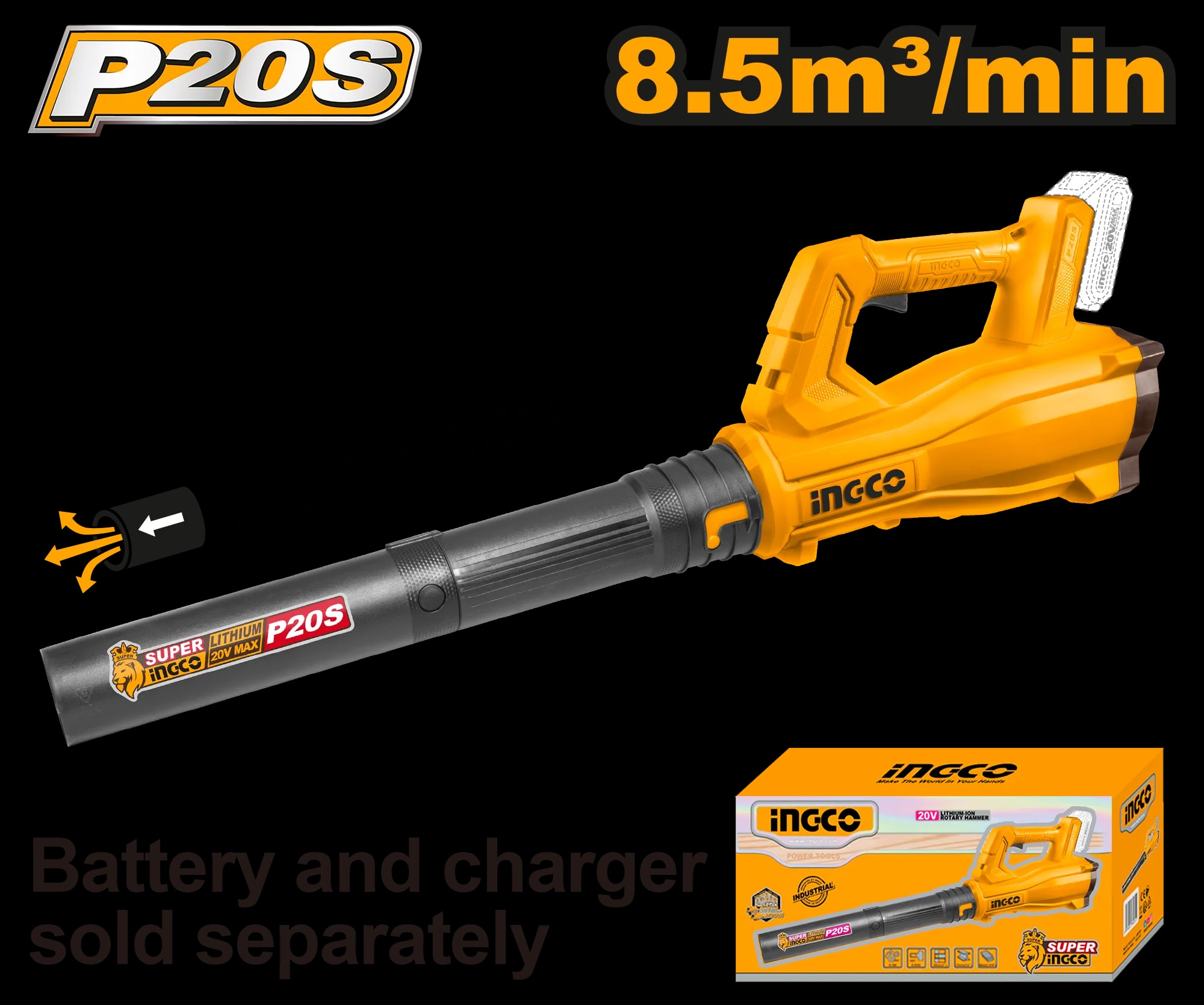 Suflanta Frunze 20V cu Turatie Fixa