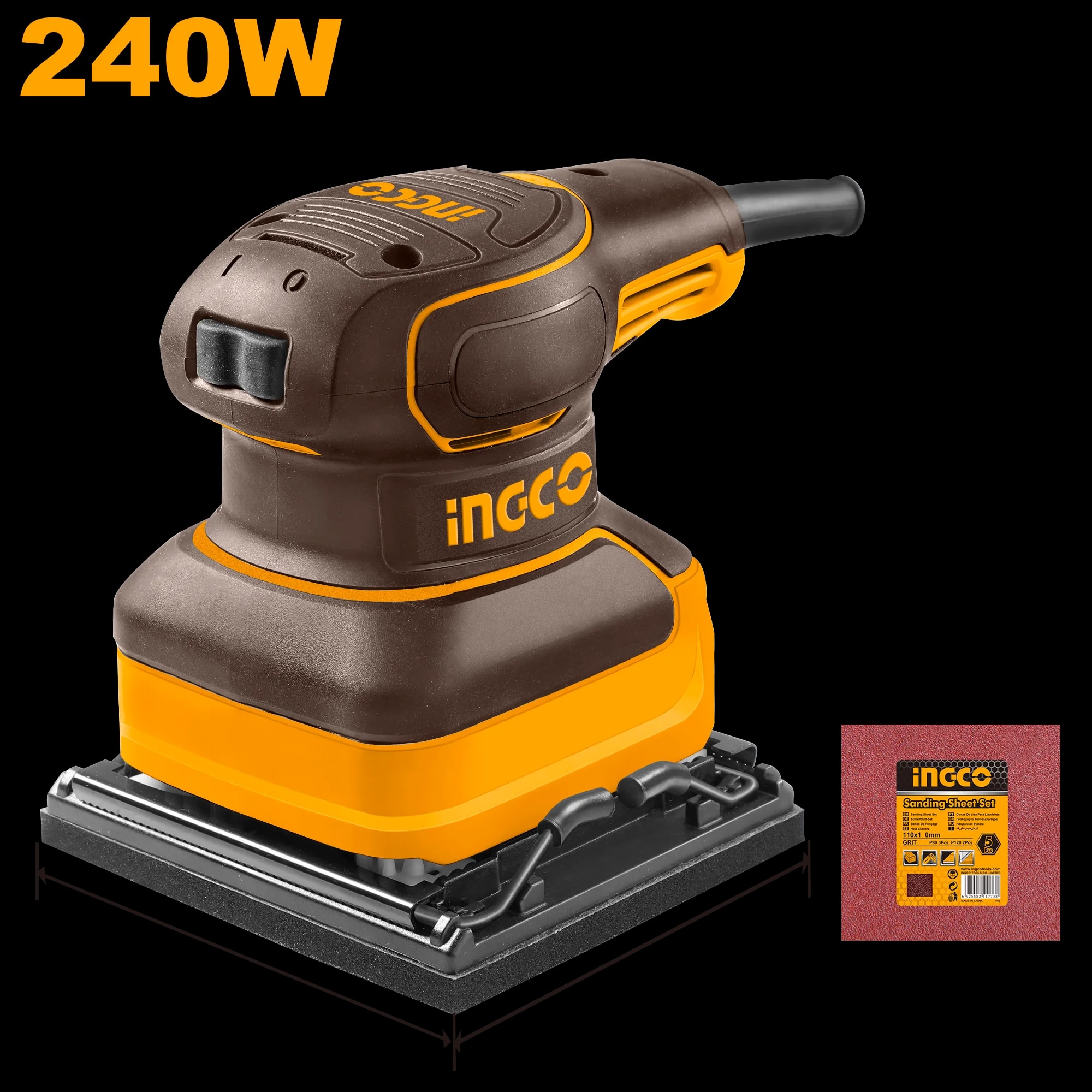 Slefuitor Electric 240W 110x100mm Industrial