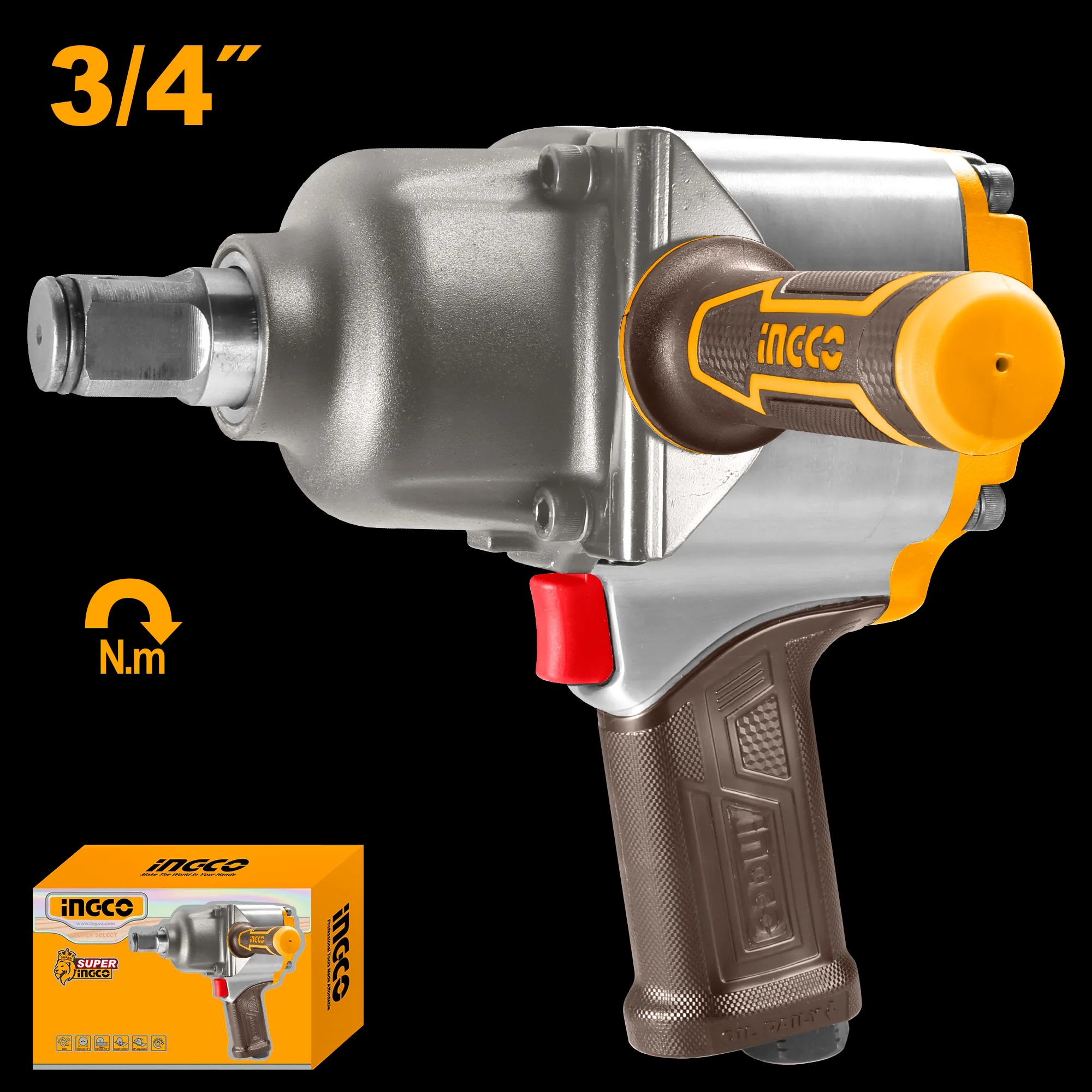 Pistol Pneumatic 3/4 1600Nm ING