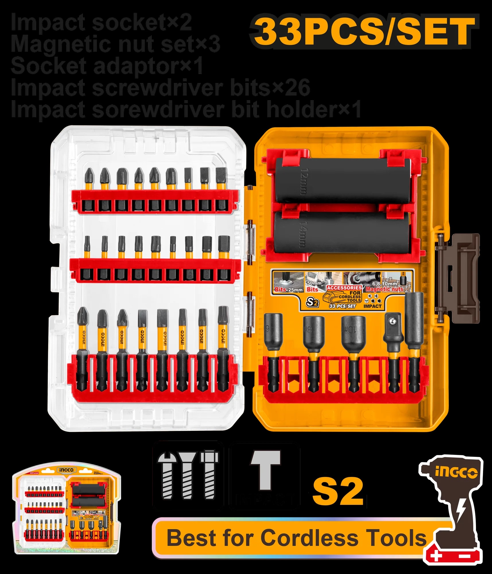 Set Biti Impact 33buc