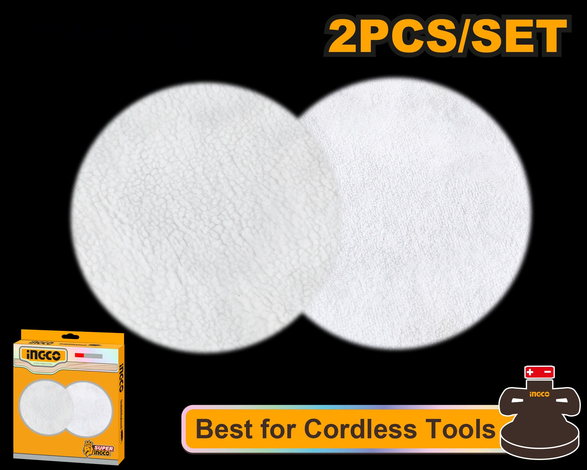 Disc Polish 254mm Set 2buc Lana si Bumbac
