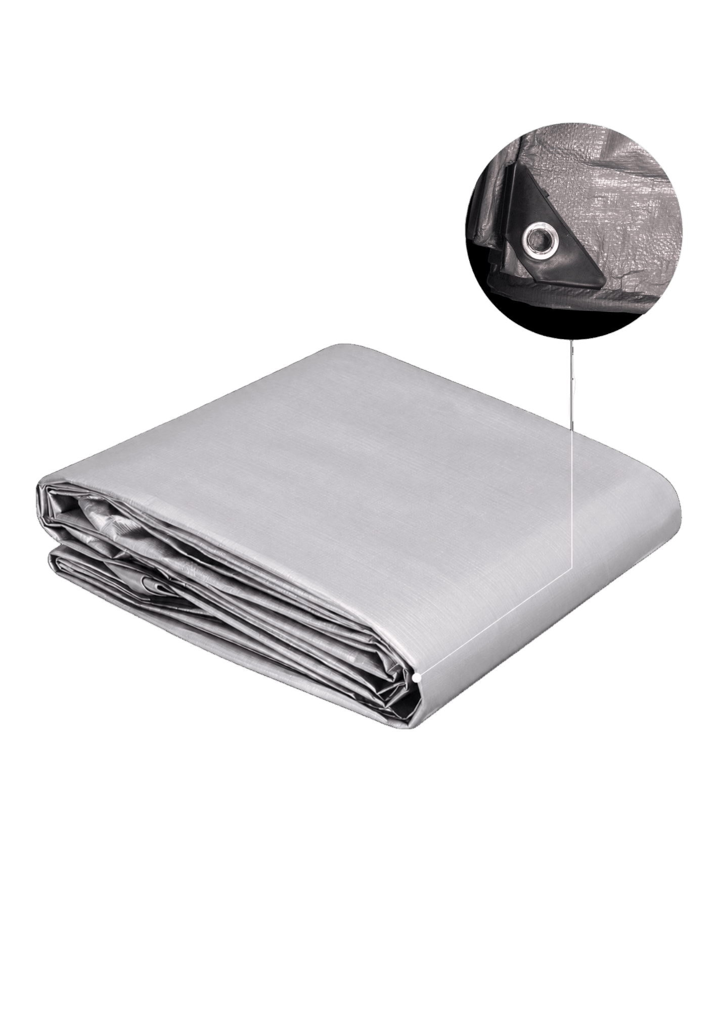 Prelata gri 3x4m 150g/m2