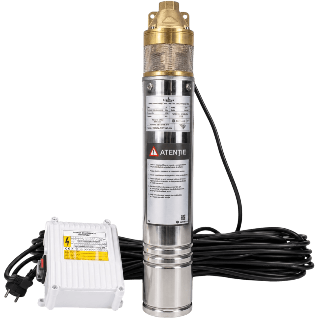 Pompa Submersibila Apa Curata 1.1kw, 8 Bari, 4SKM, bobinaj cupru GW