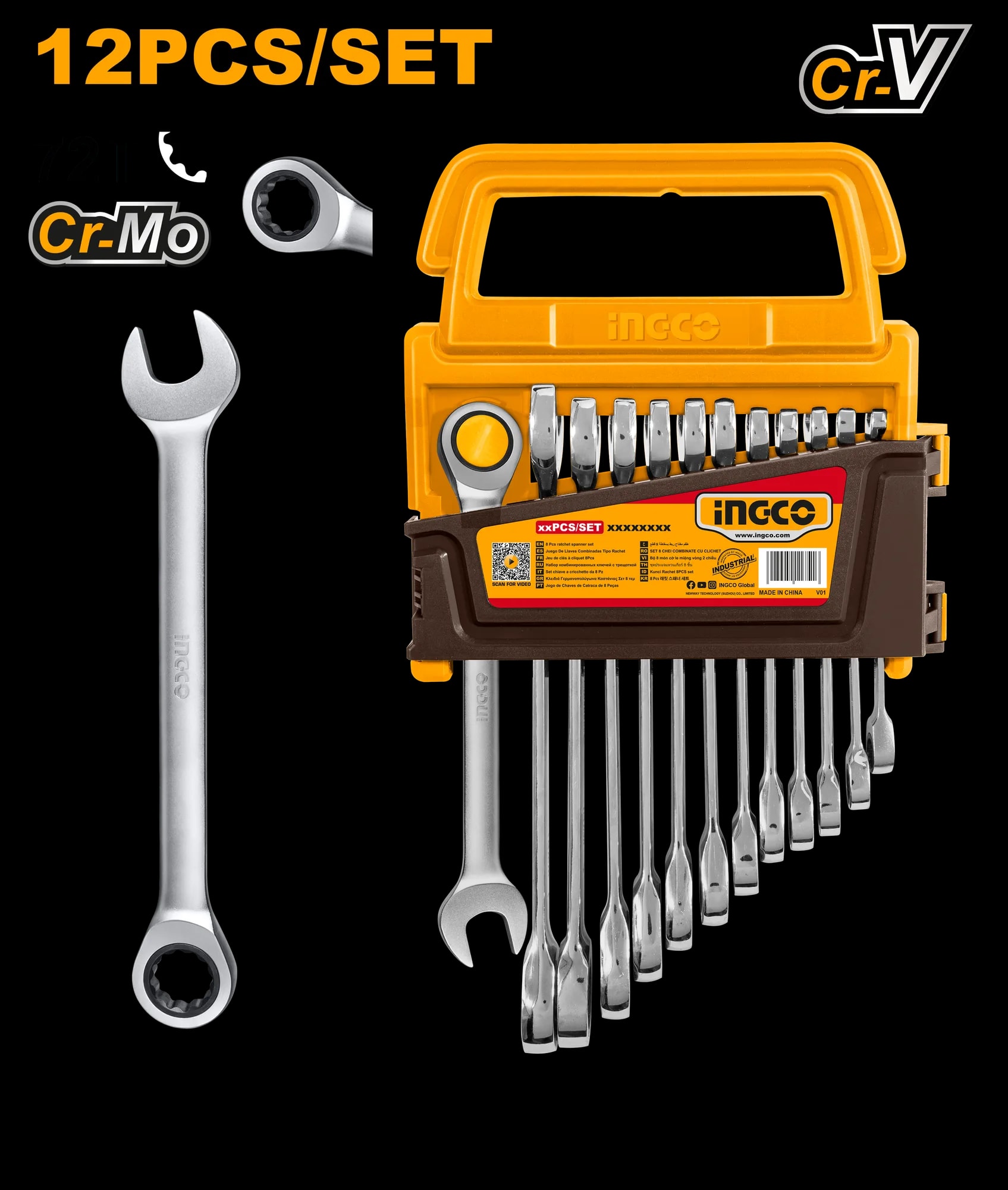 Chei Fixe Set 12buc 8-19mm