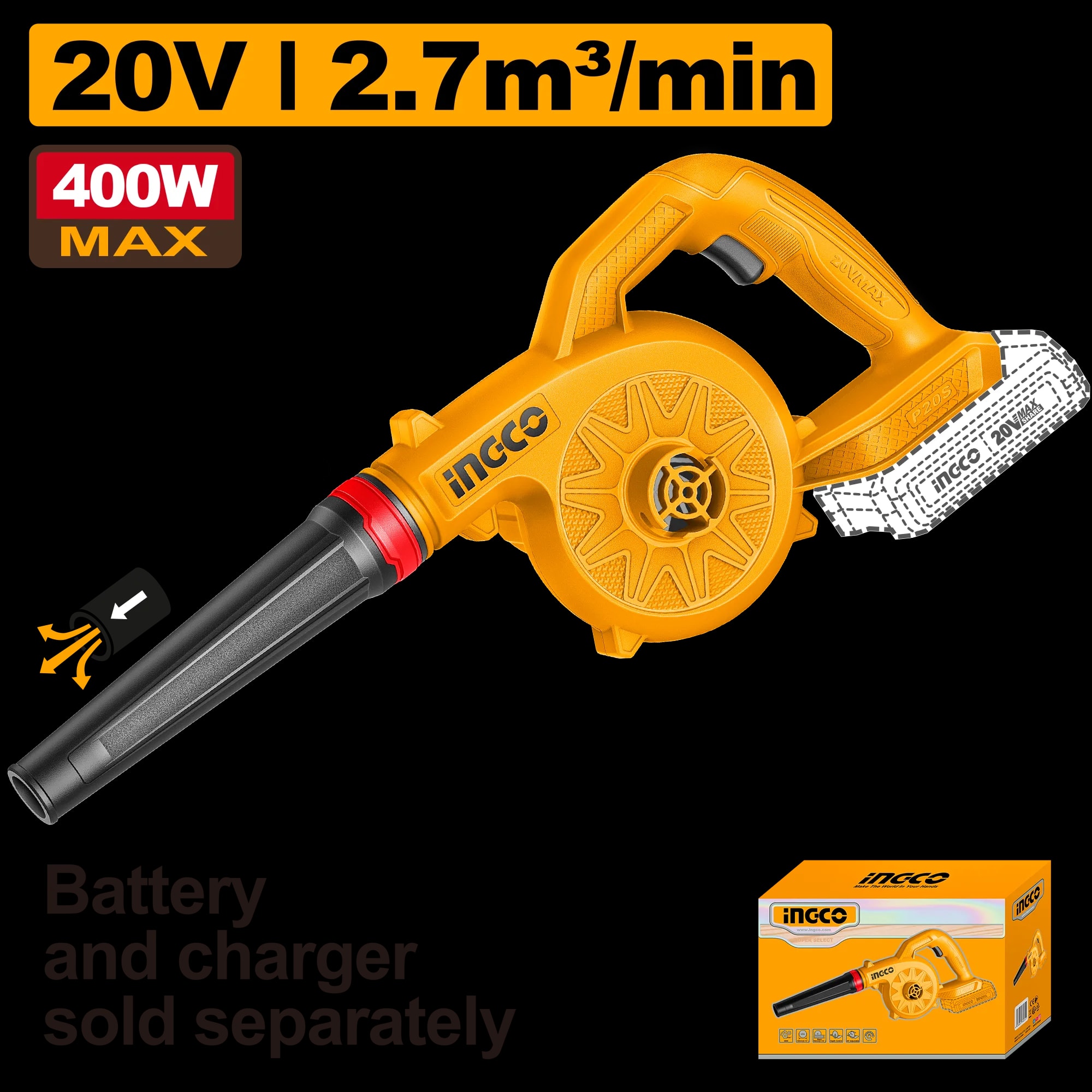 Suflanta Frunze 20V 2.7mc/min