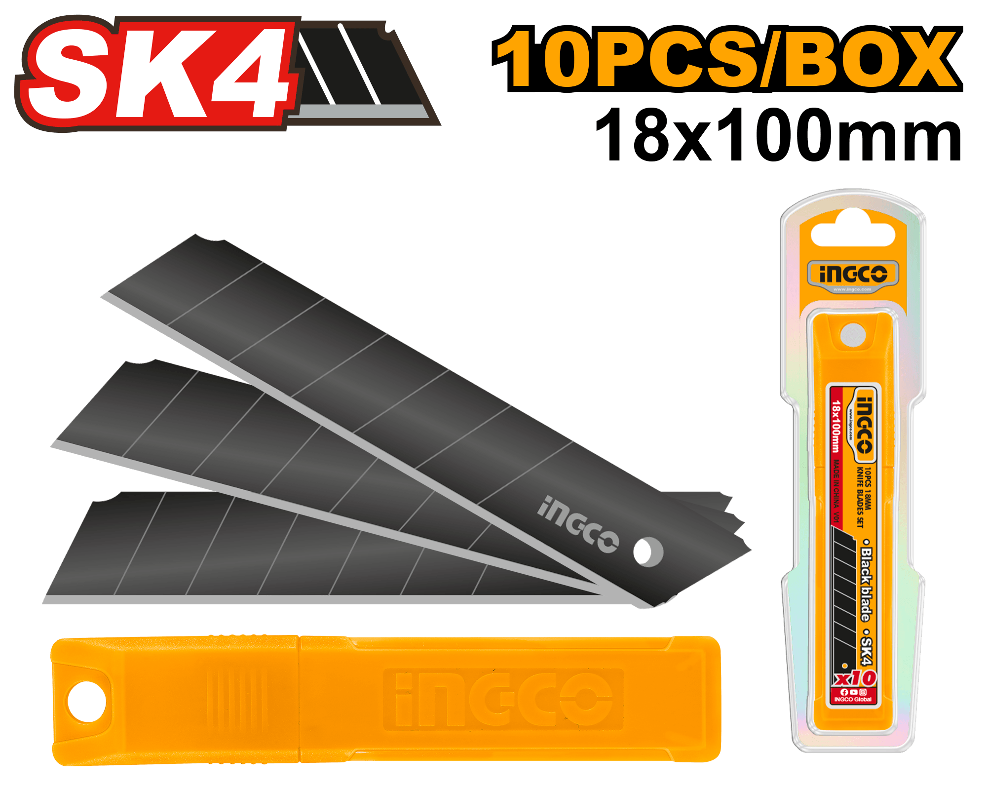 Rezerva Cutter Set 10buc 18x100mm Profesional