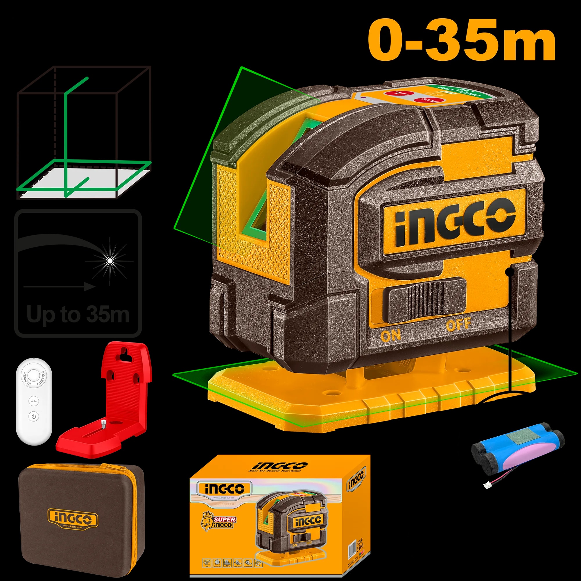 Nivela cu Laser 0-35m