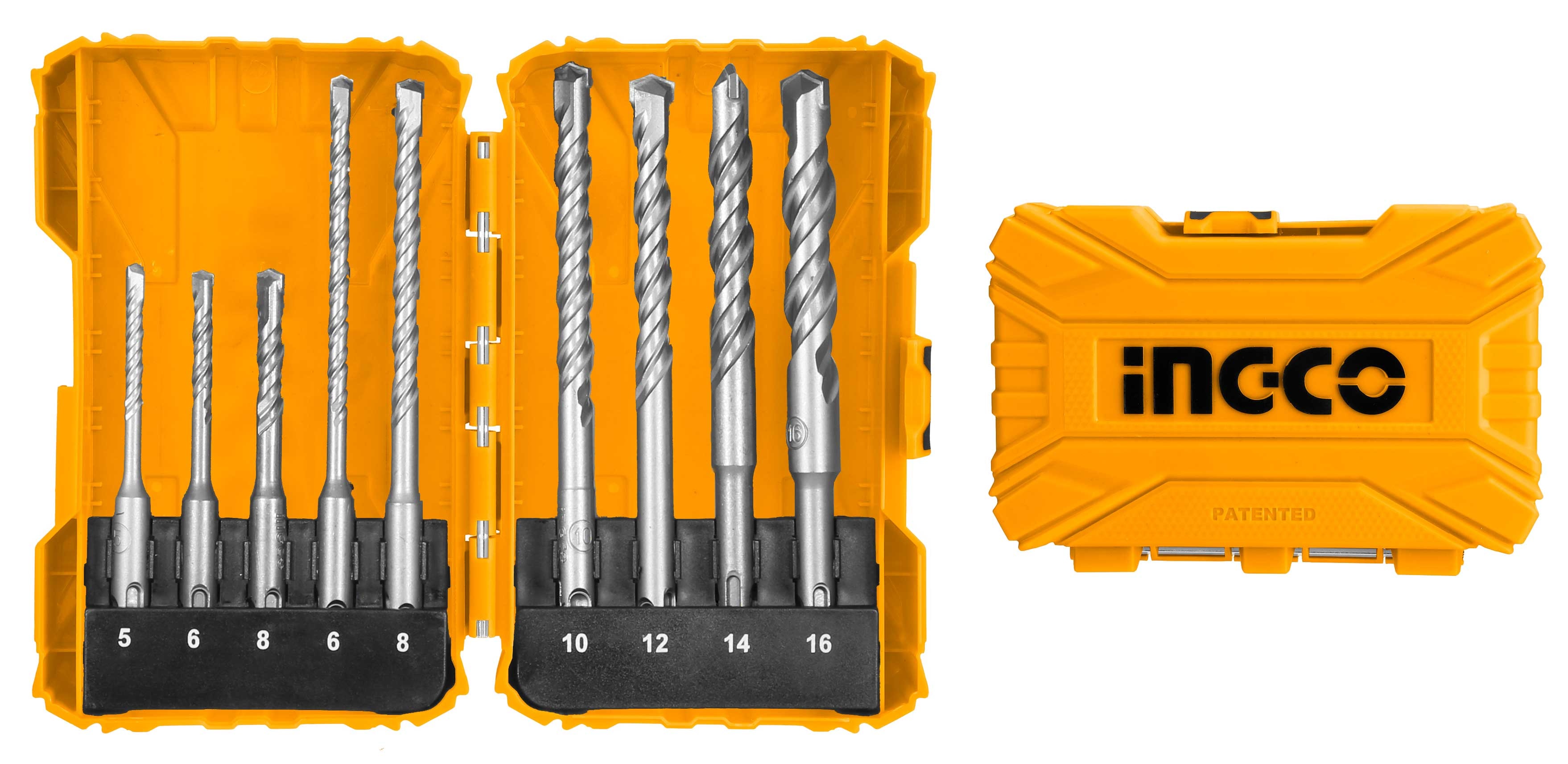 Set Burghie SDS PLUS Beton 9pcs