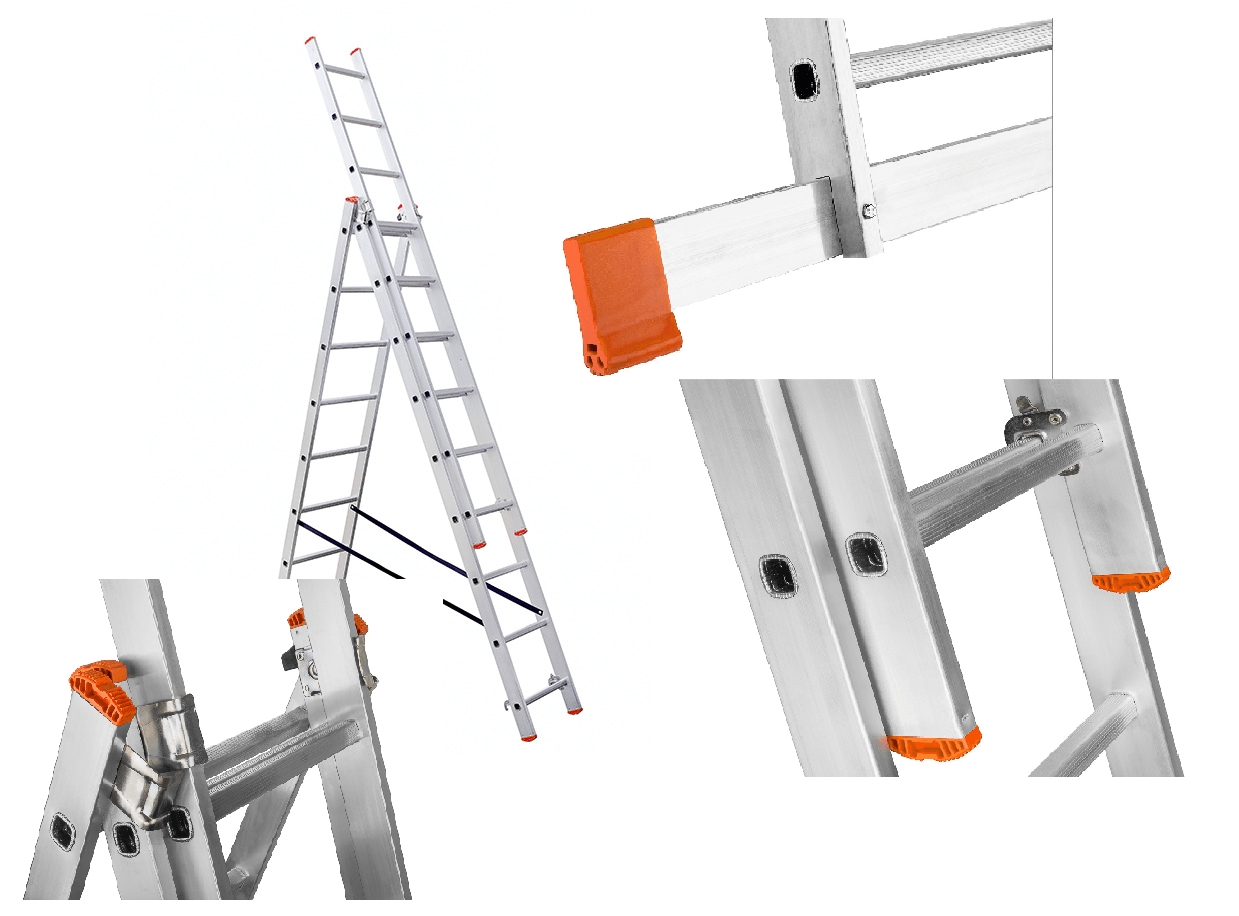 Scara 3x10 3Tronsoane aluminiu extensibila