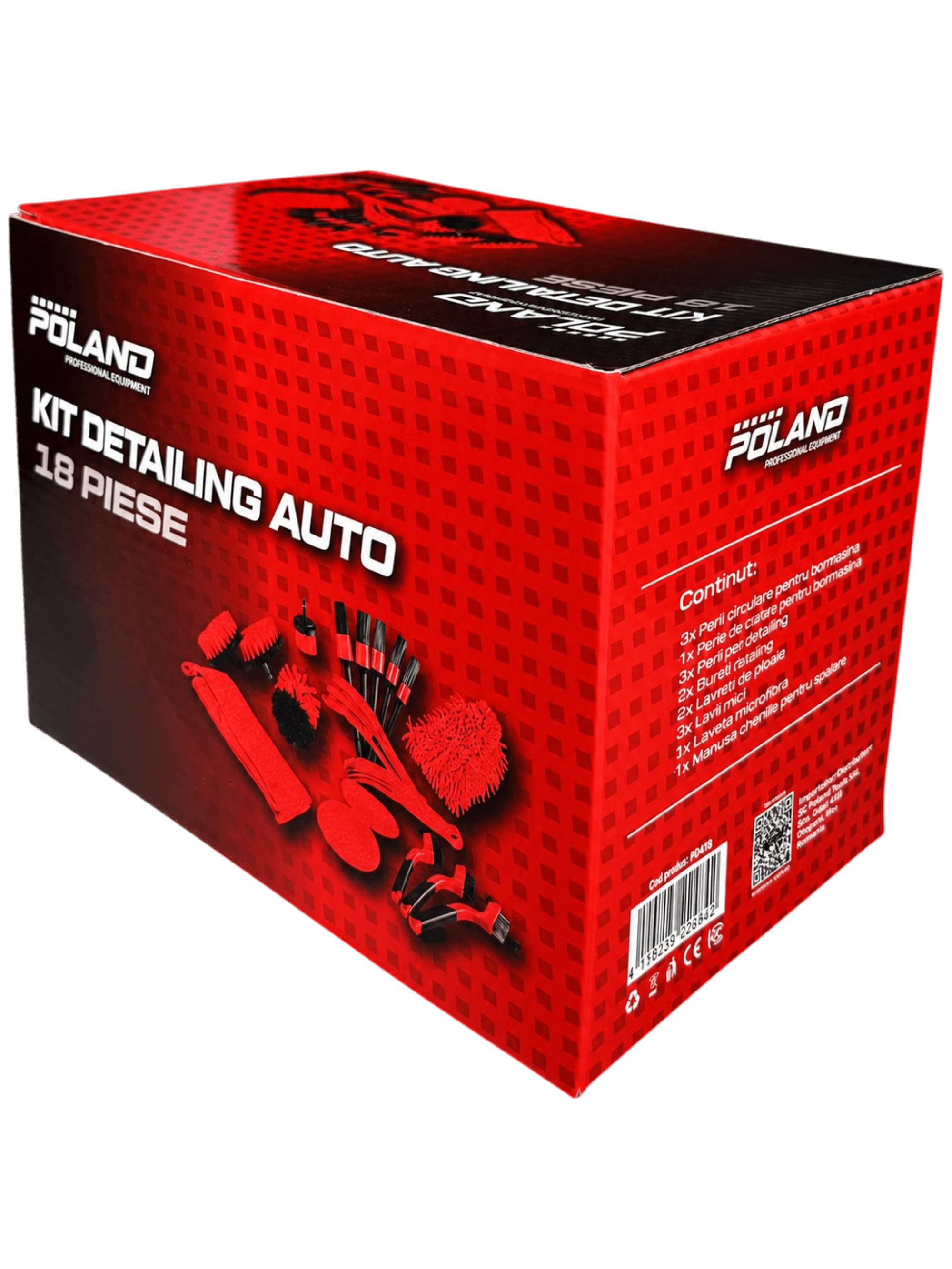 Perii pentru Detailing Auto Set 18buc (P)