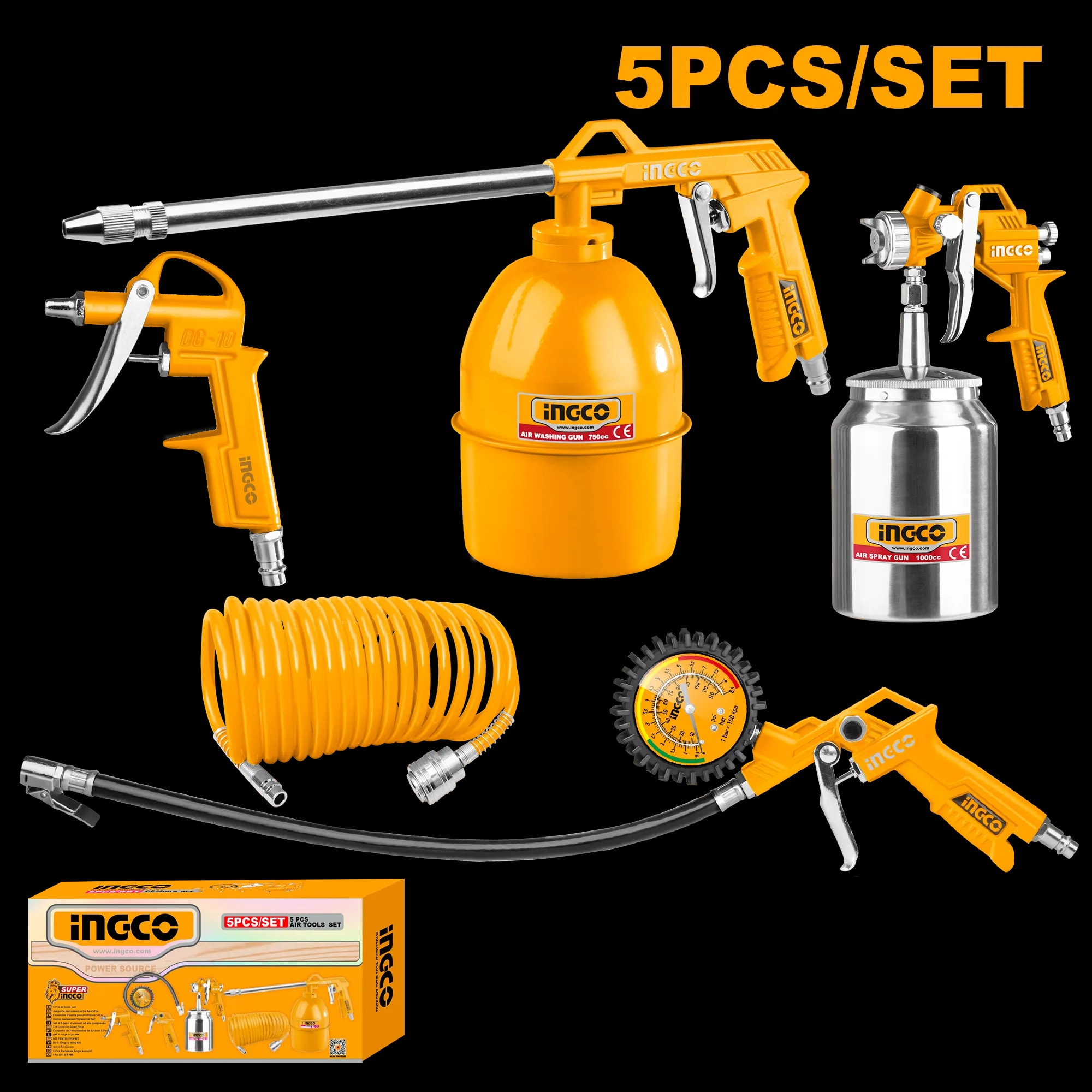 Trusa Vopsit cu Vas Jos 5pcs