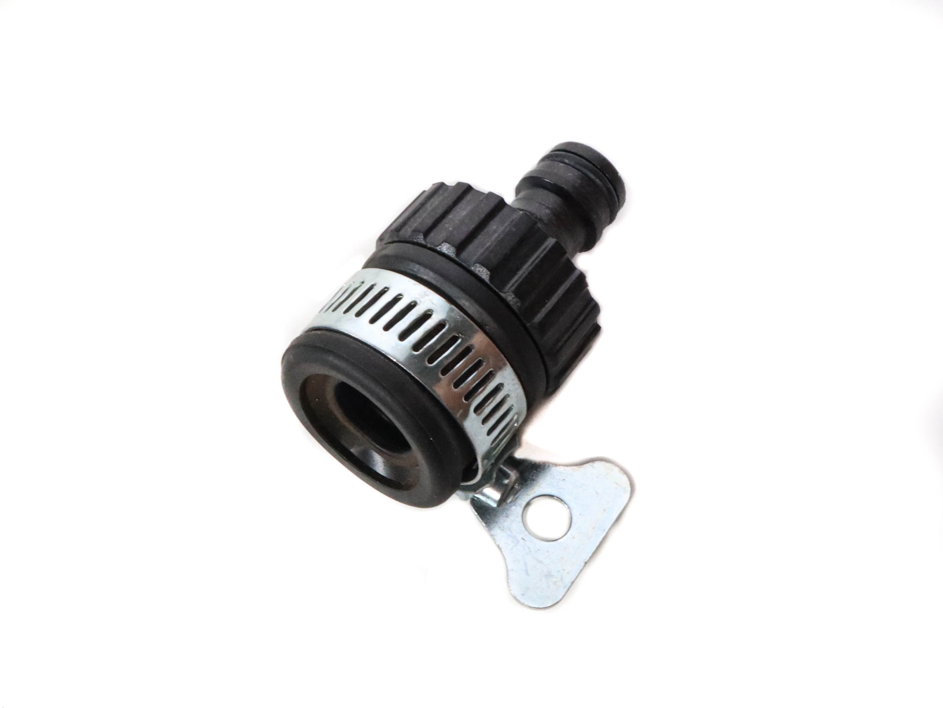 Adaptor Robinet din Cauciuc cu Colier pentru Furtun