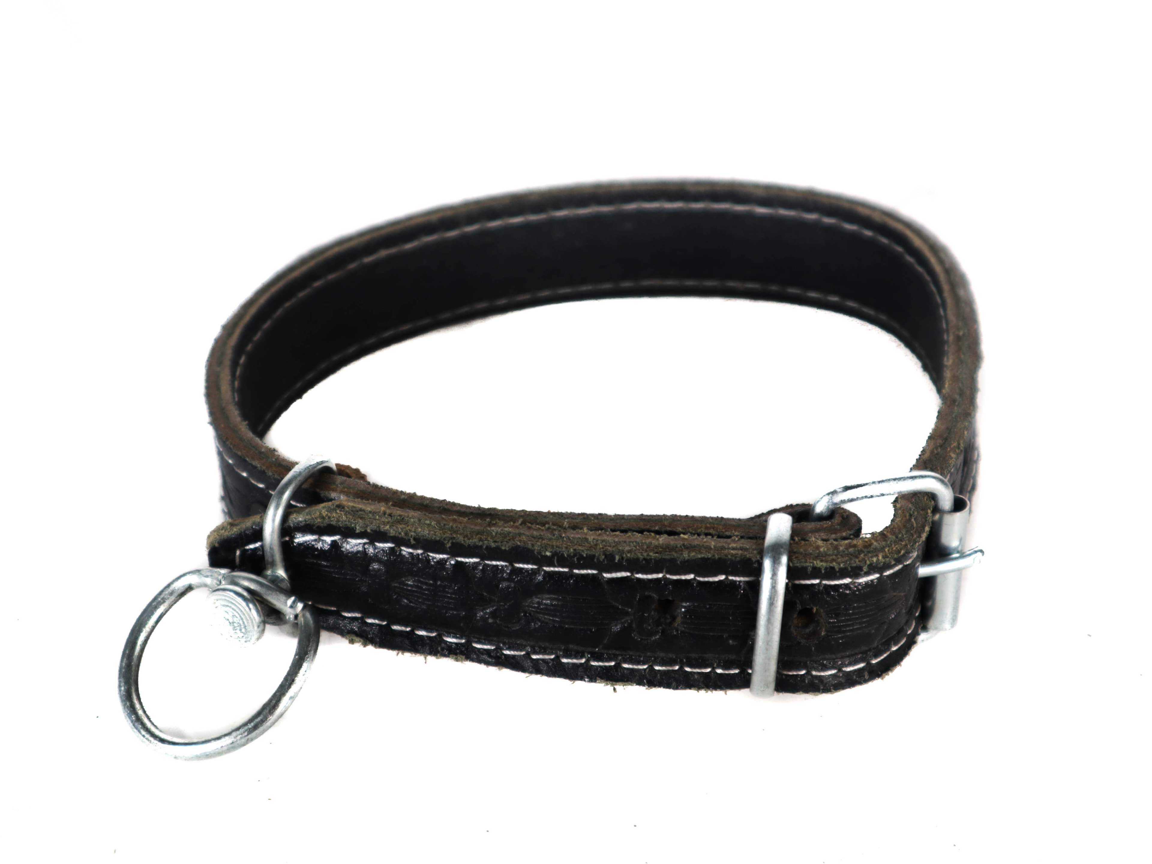 Curea Caine Dubla Piele cu Vartej 3x60cm