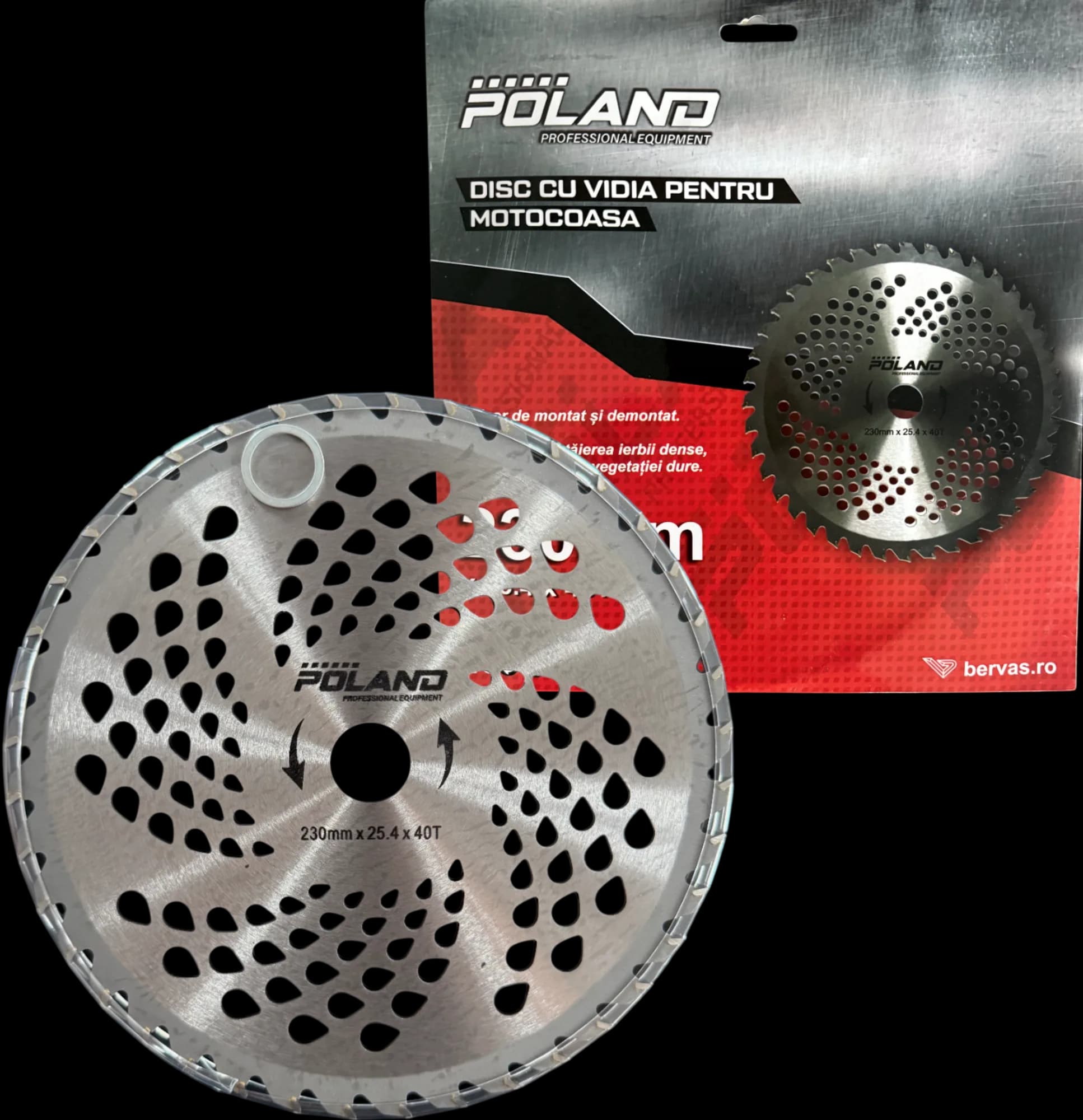 Disc Motocoasa cu Widia 255mm x 25.4 x 40T
