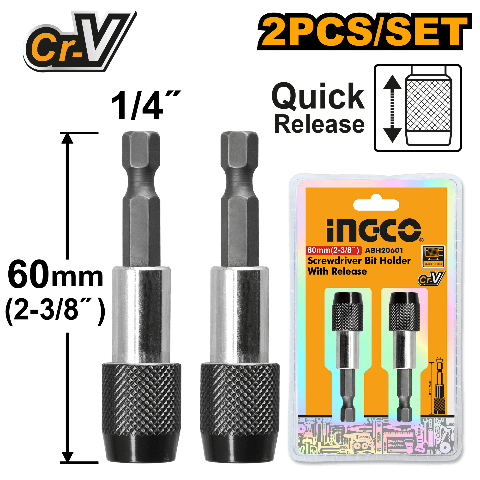 Prelungitor Bits cu Eliberare Rapida Set 2buc
