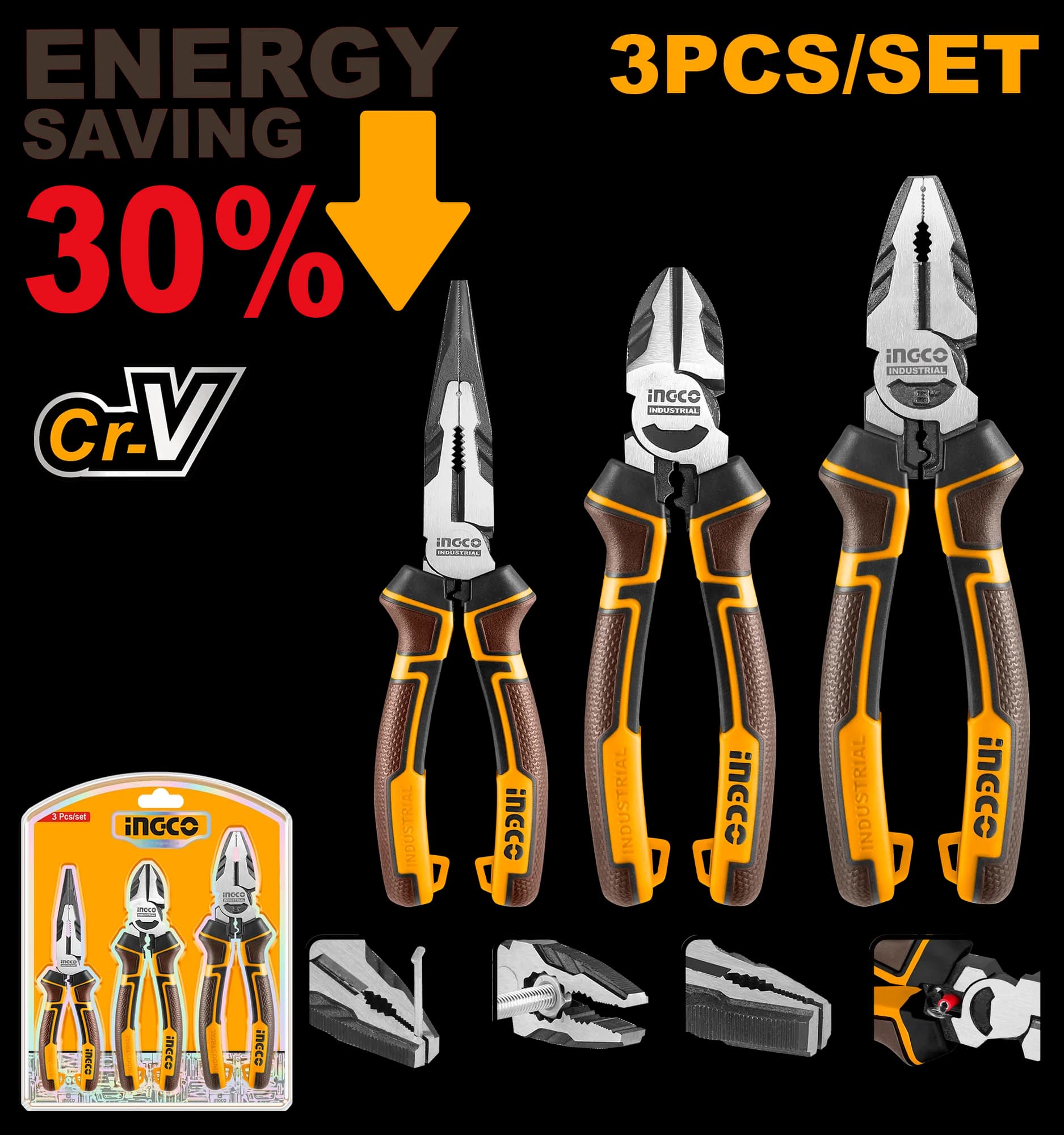 Patenti Industriali cu Efort Redus Set 3Buc