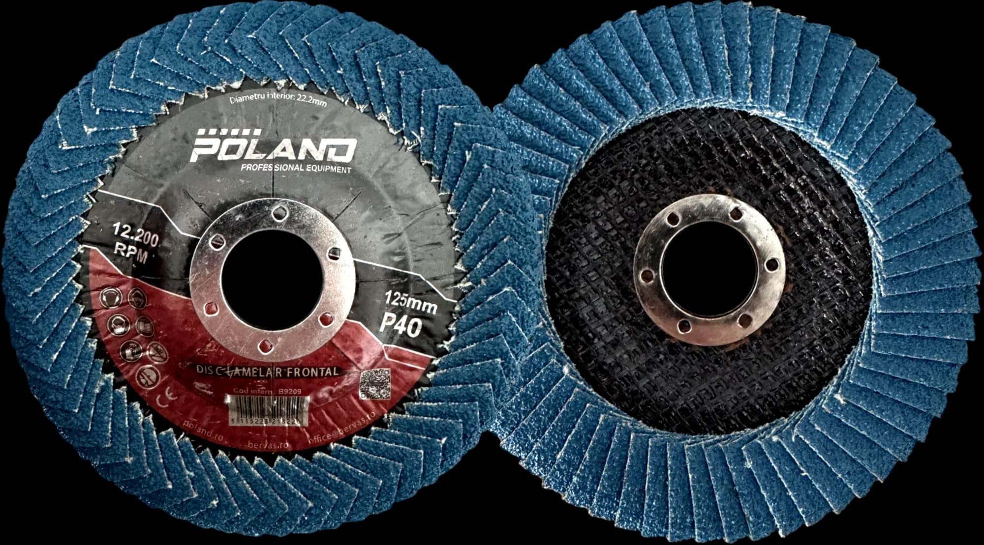 Disc Lamelar Frontal Poland 125mm P60 (nou)