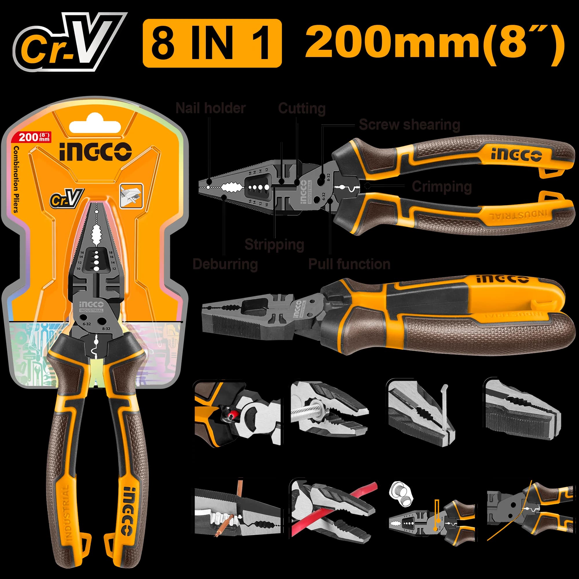 Patent cu 8 Functii 200mm