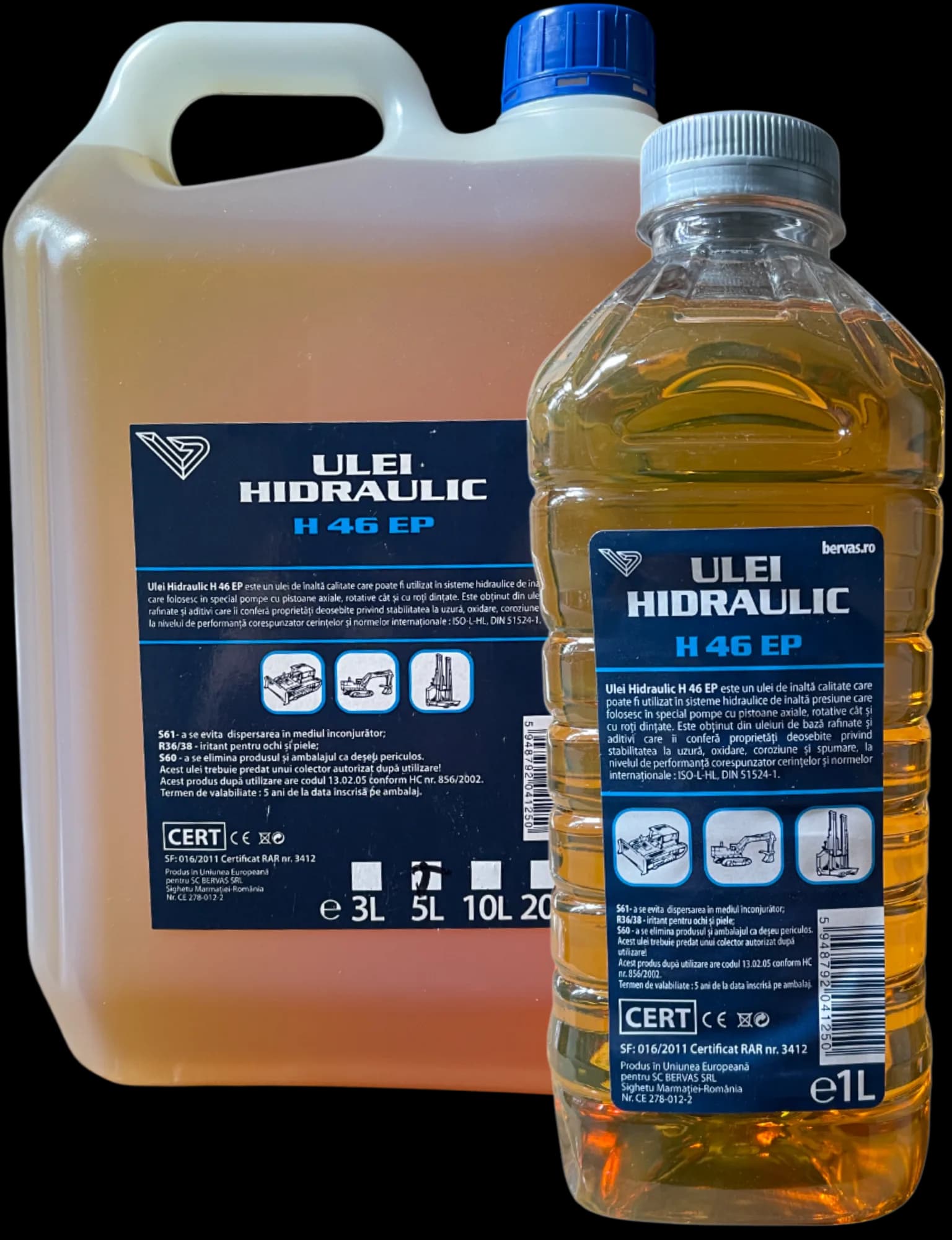 Ulei Hidraulic H46 1L 15buc/bax