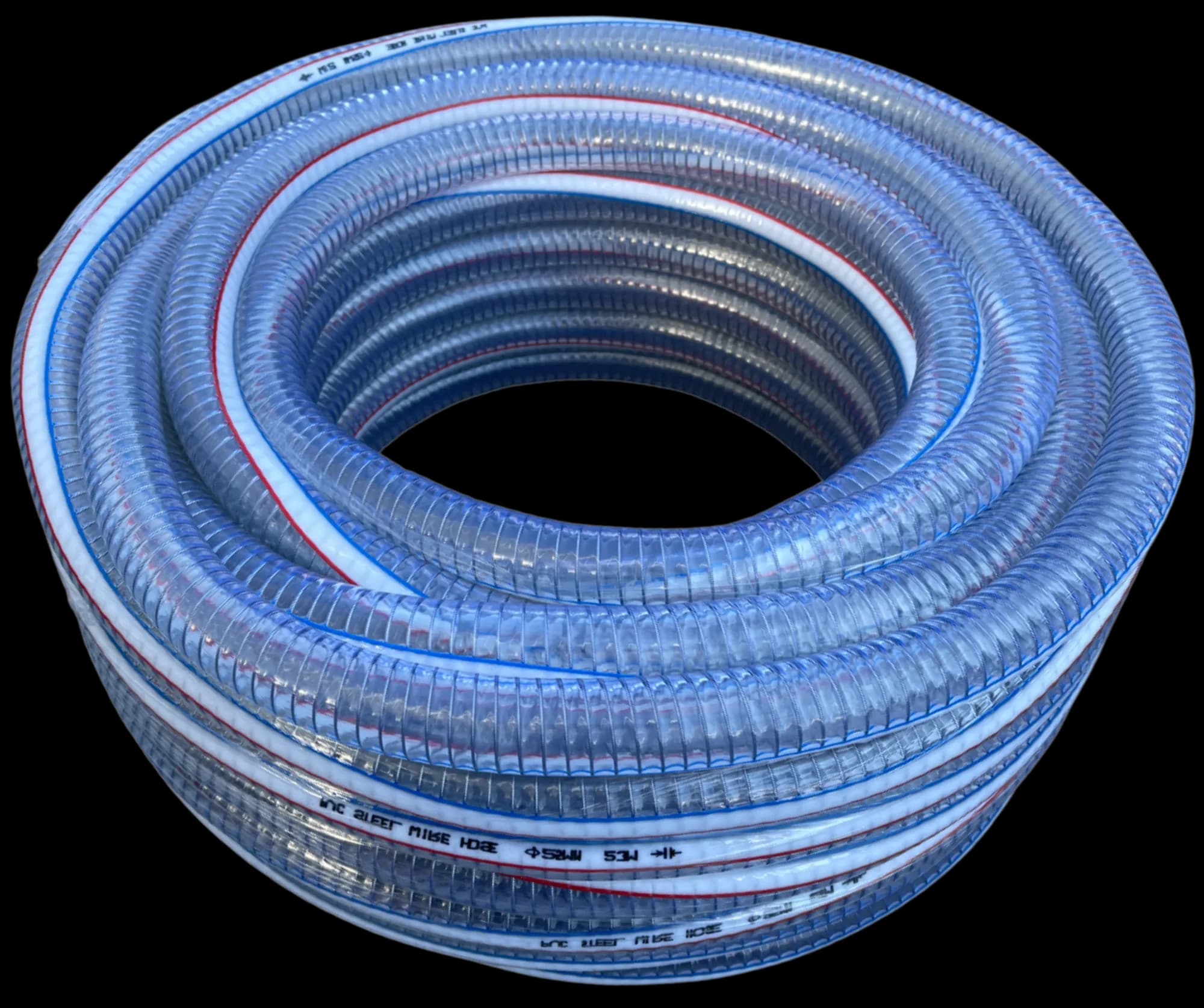 Furtun PVC Absorbtie cu Insertie Metal 1-1/2 30m