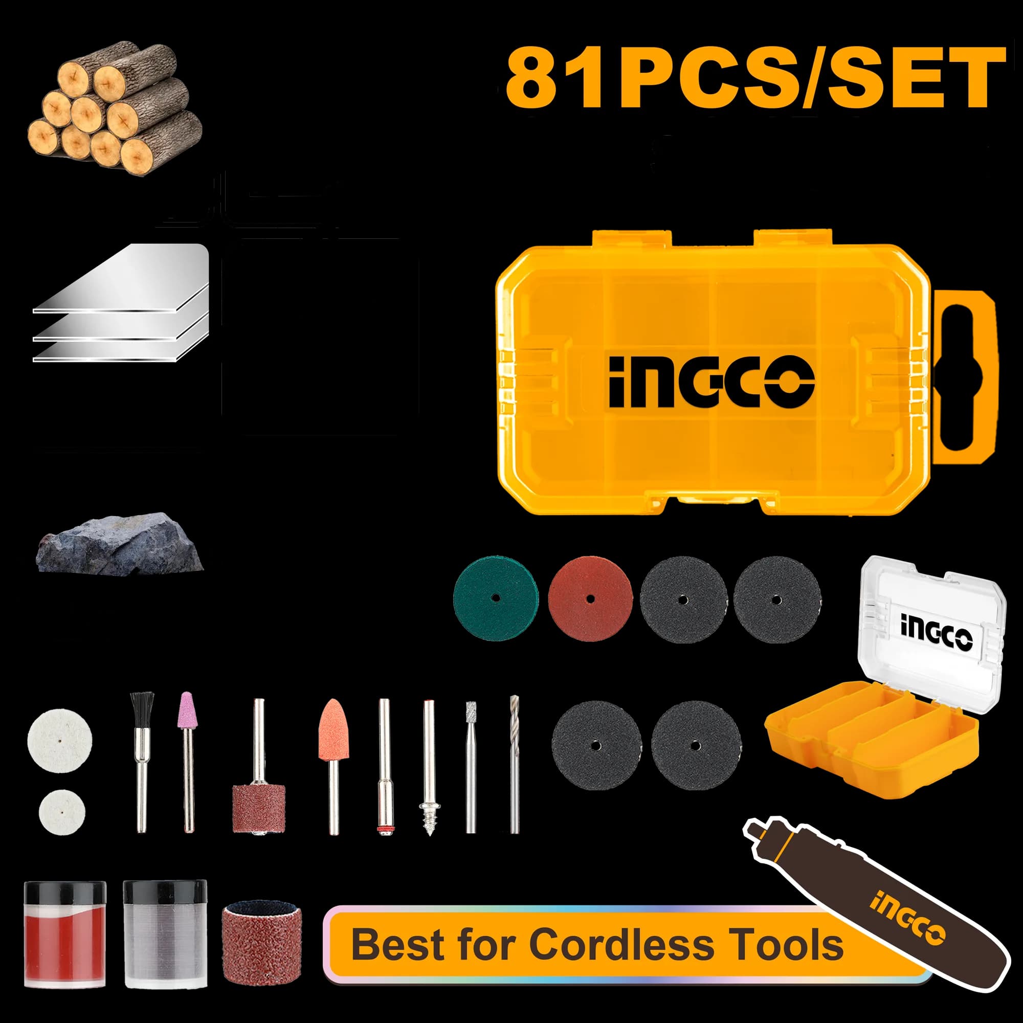 Set Accesorii Biax 81buc