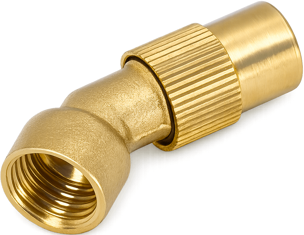 Cap Pompa Tija Stropit Cupru 45 Grade